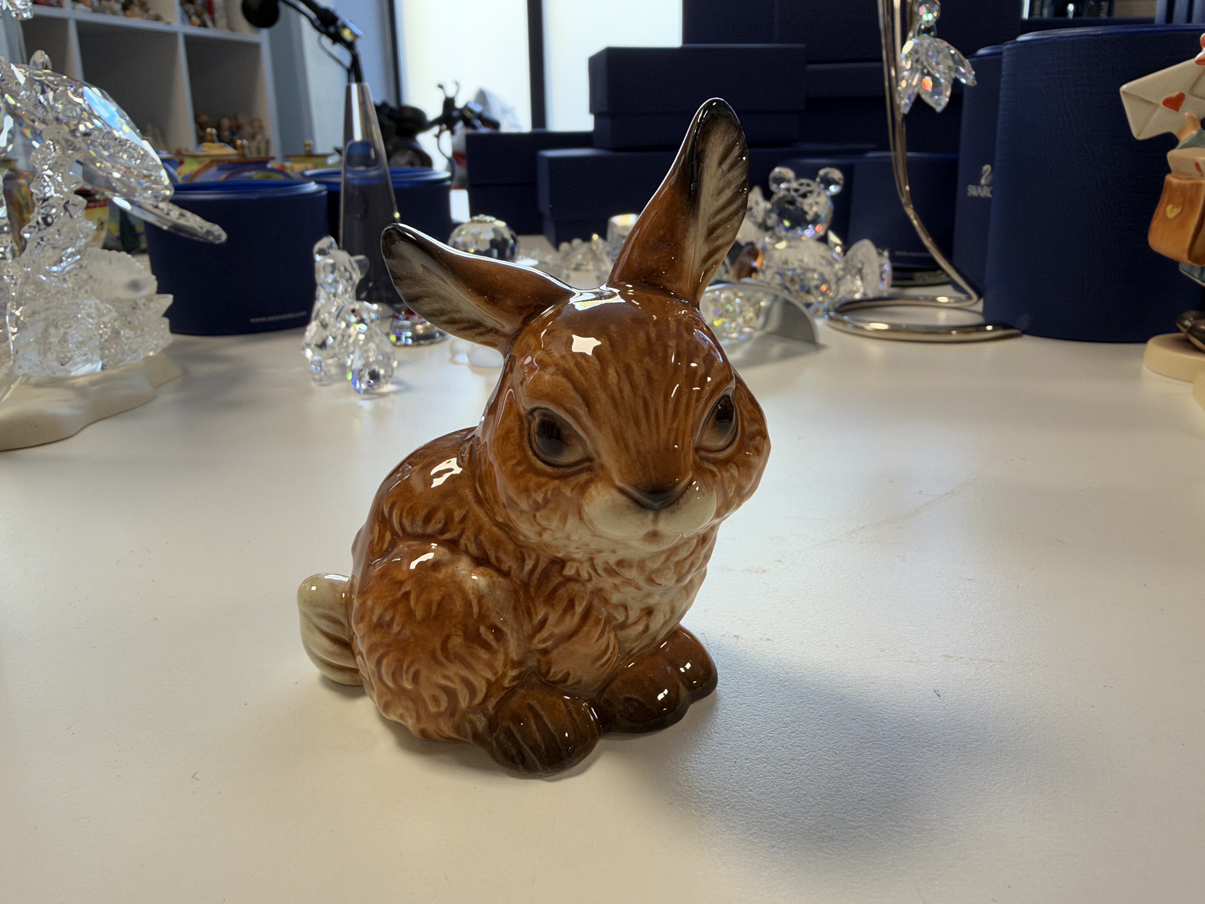 Goebel Hase Figur Porzellan Ostern 9 cm. Top Zustand  