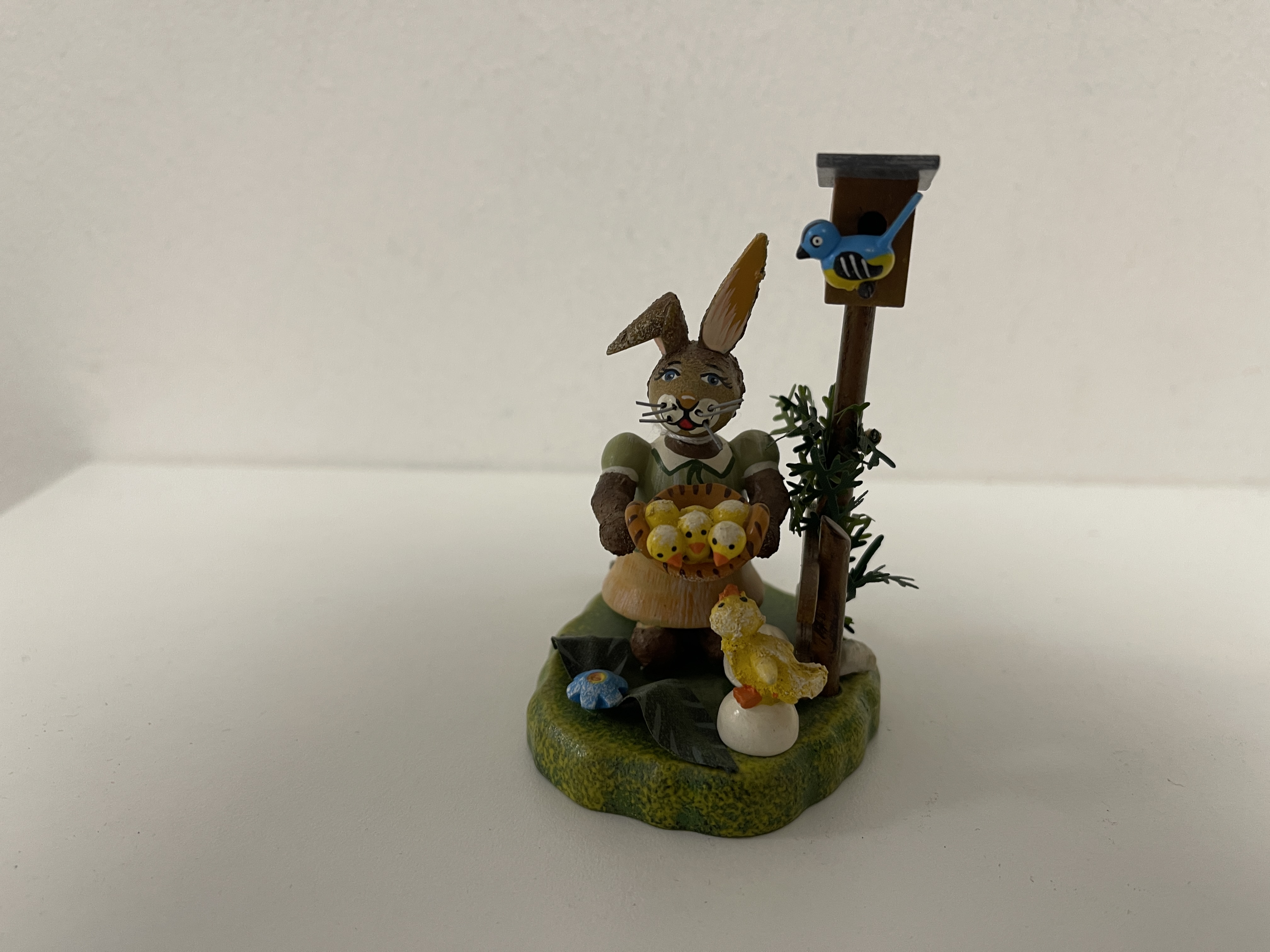 Erzgebirge Sammler Figur Hubrig Hase 8,5 cm. Top Zustand  
