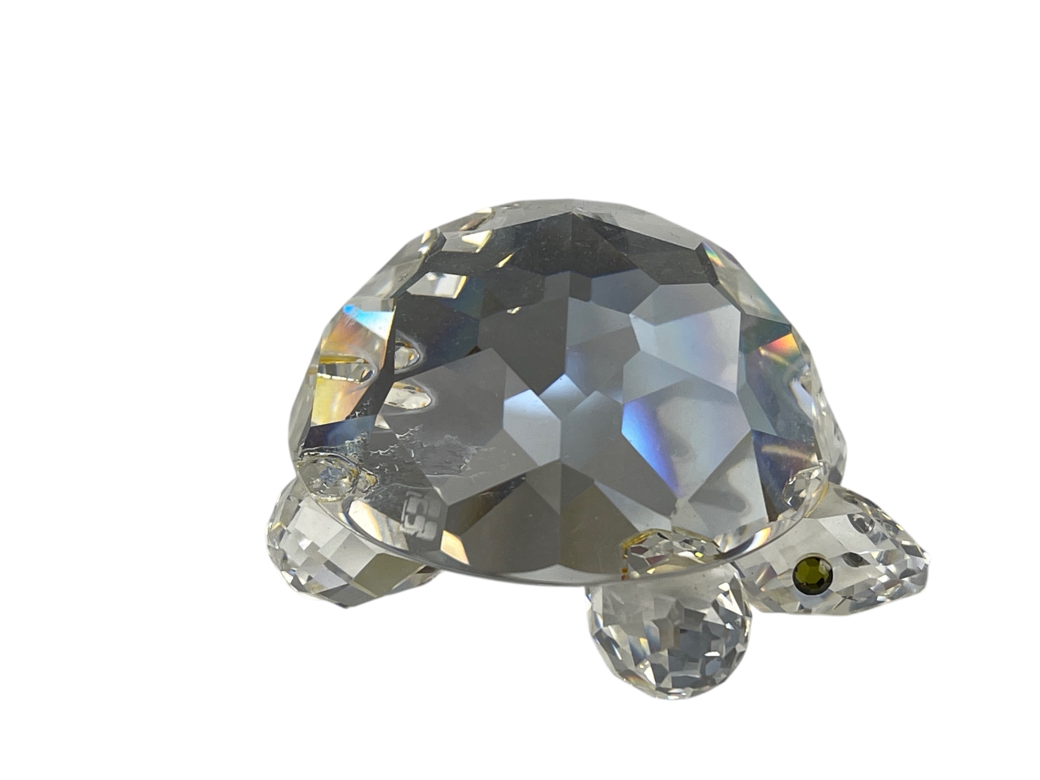 Swarovski Figur Kristall 010037 Große Schildkröte 6 cm. Zustand siehe Fotos