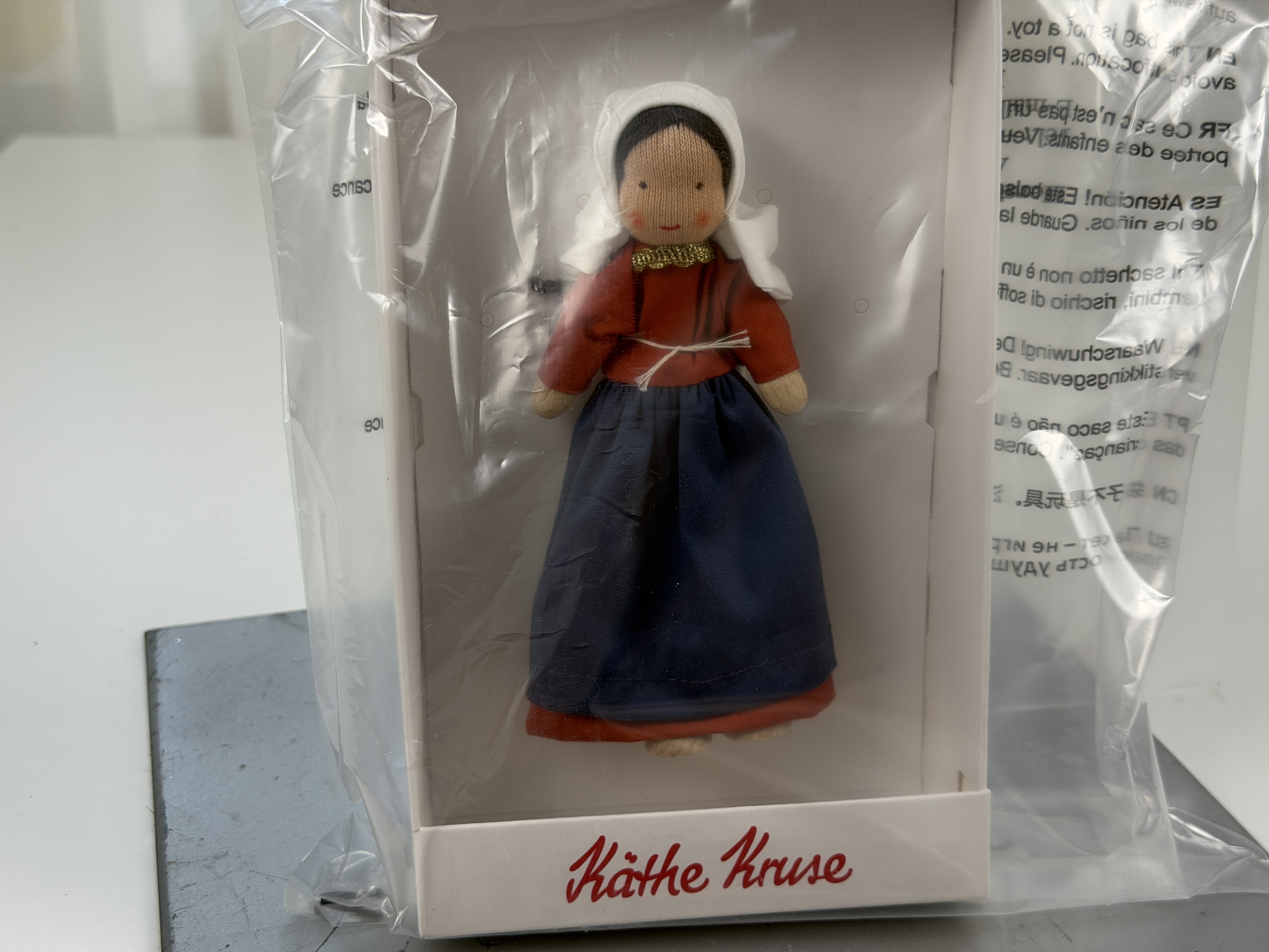 Käthe Kruse Puppe Sammlerpuppe 14,5 cm Top Zustand Siehe Fotos 