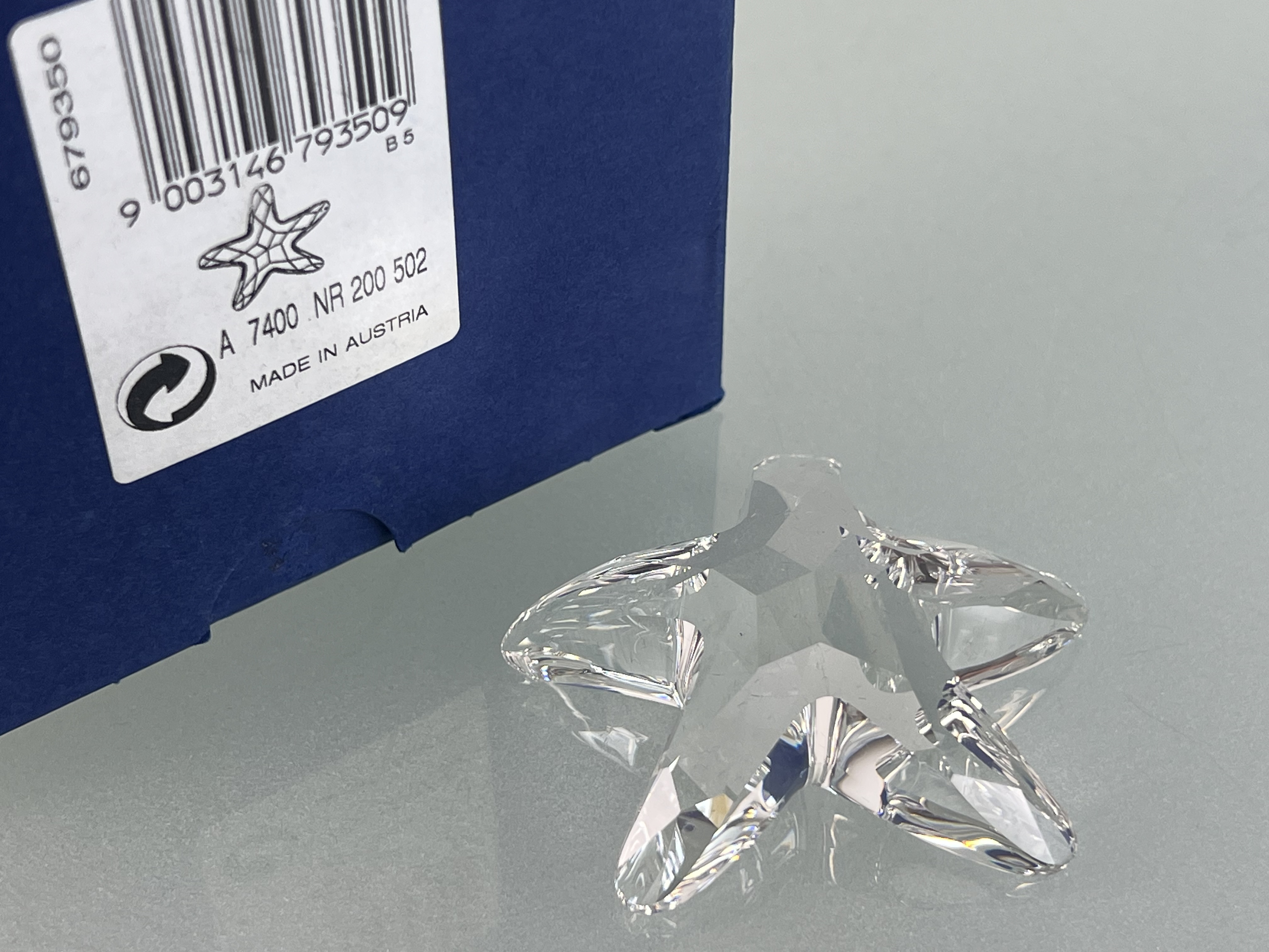 Swarovski Figur 679350 Seestern 5,5 cm. Mit OVP + Zertifikat. Top Zustand
