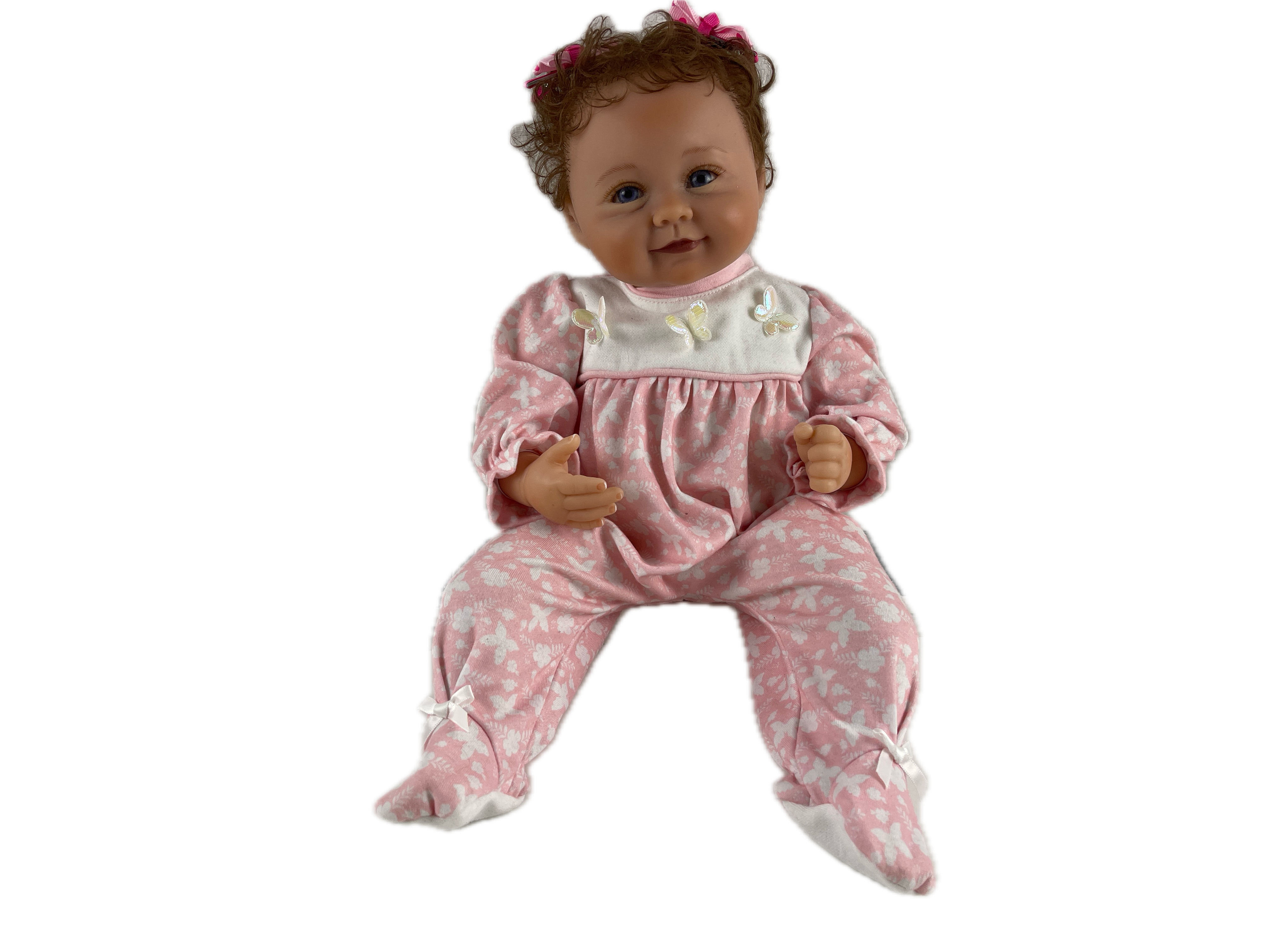 Ping Lau Puppe Vinyl Puppe 42 cm. Top Zustand   