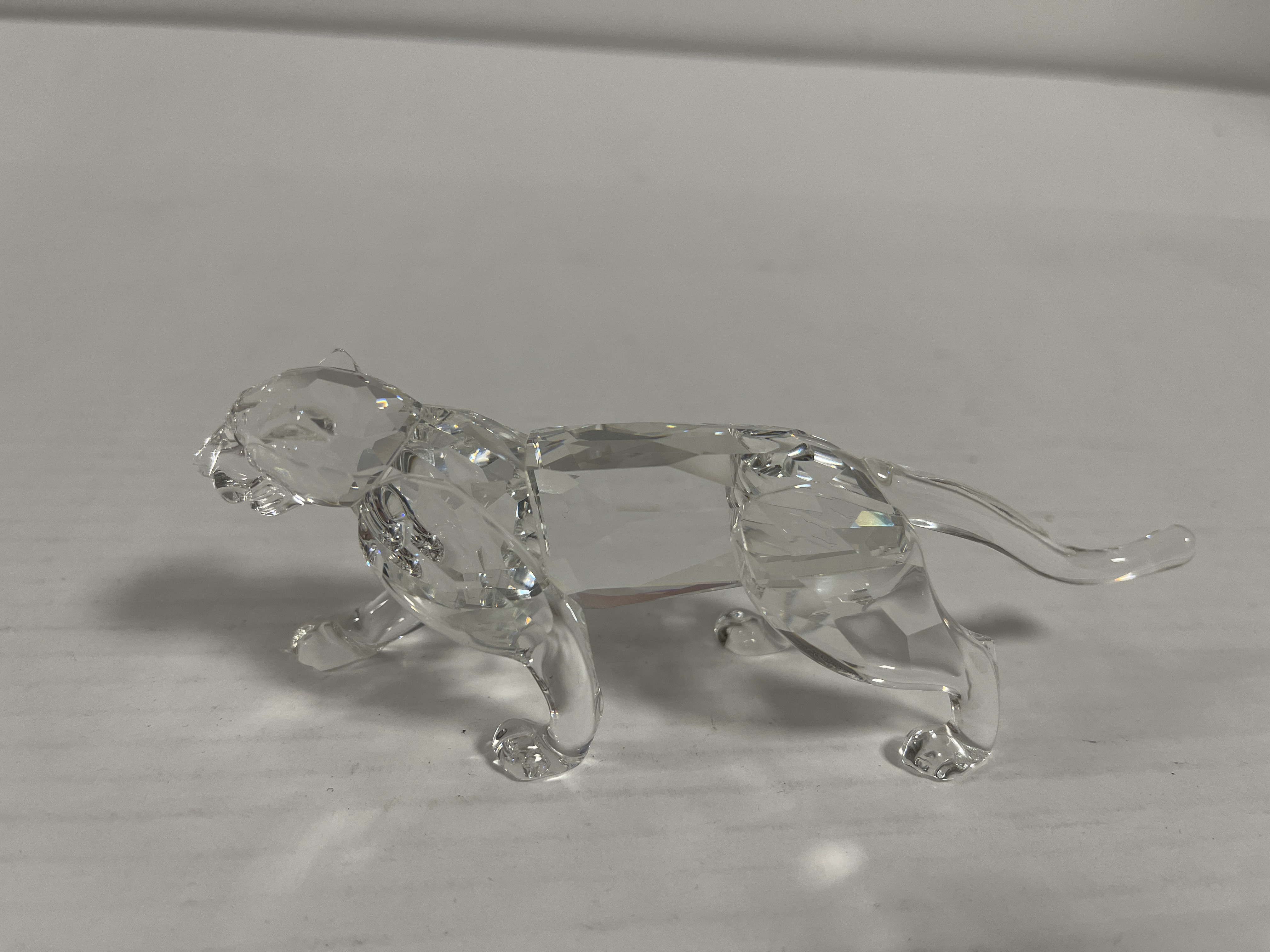 Swarovski Figur 217093 Leopard 14,5 cm. Top Zustand  