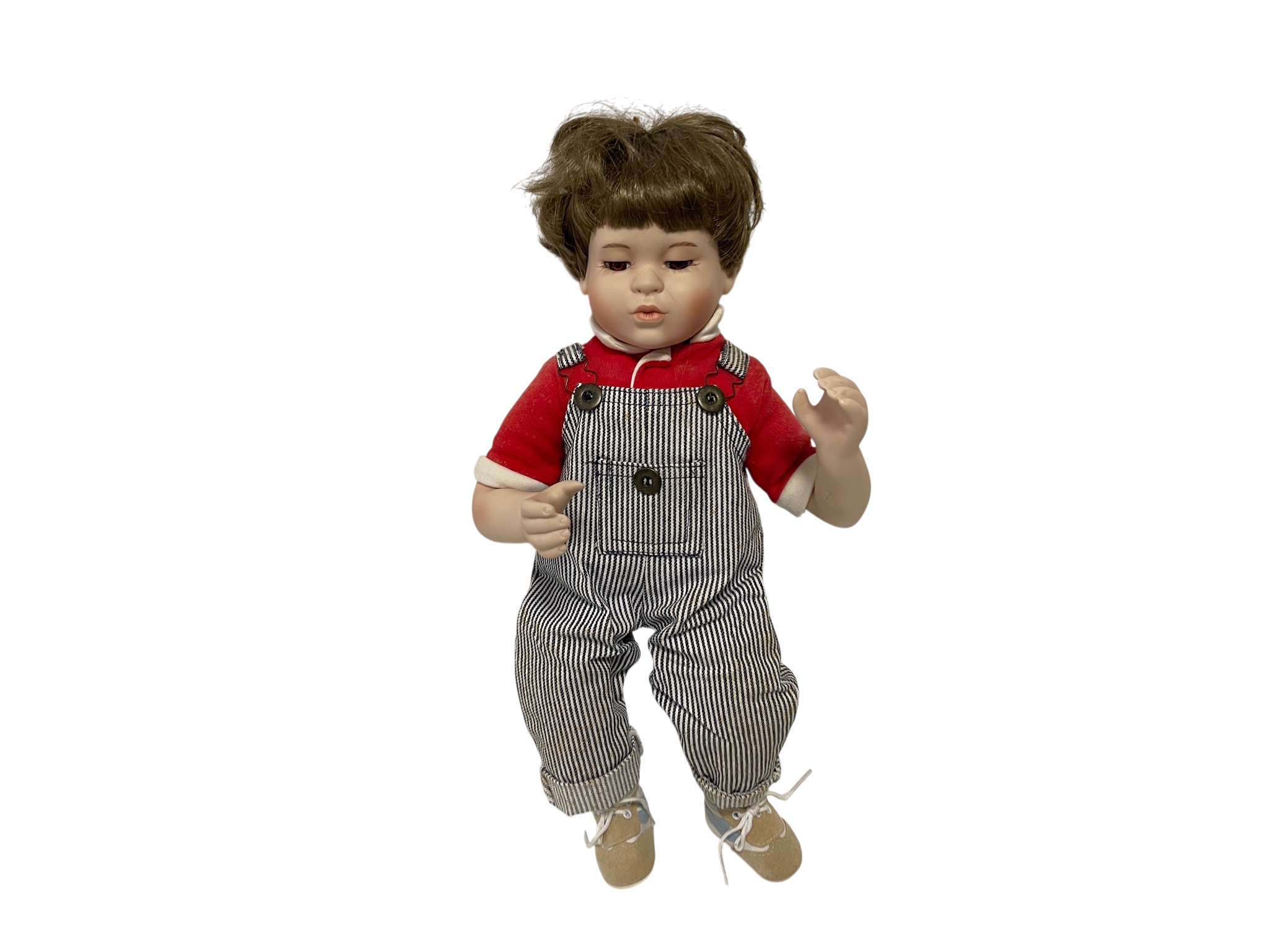 Künstlerpuppe Porzellanpuppe 37 cm. Top Zustand  