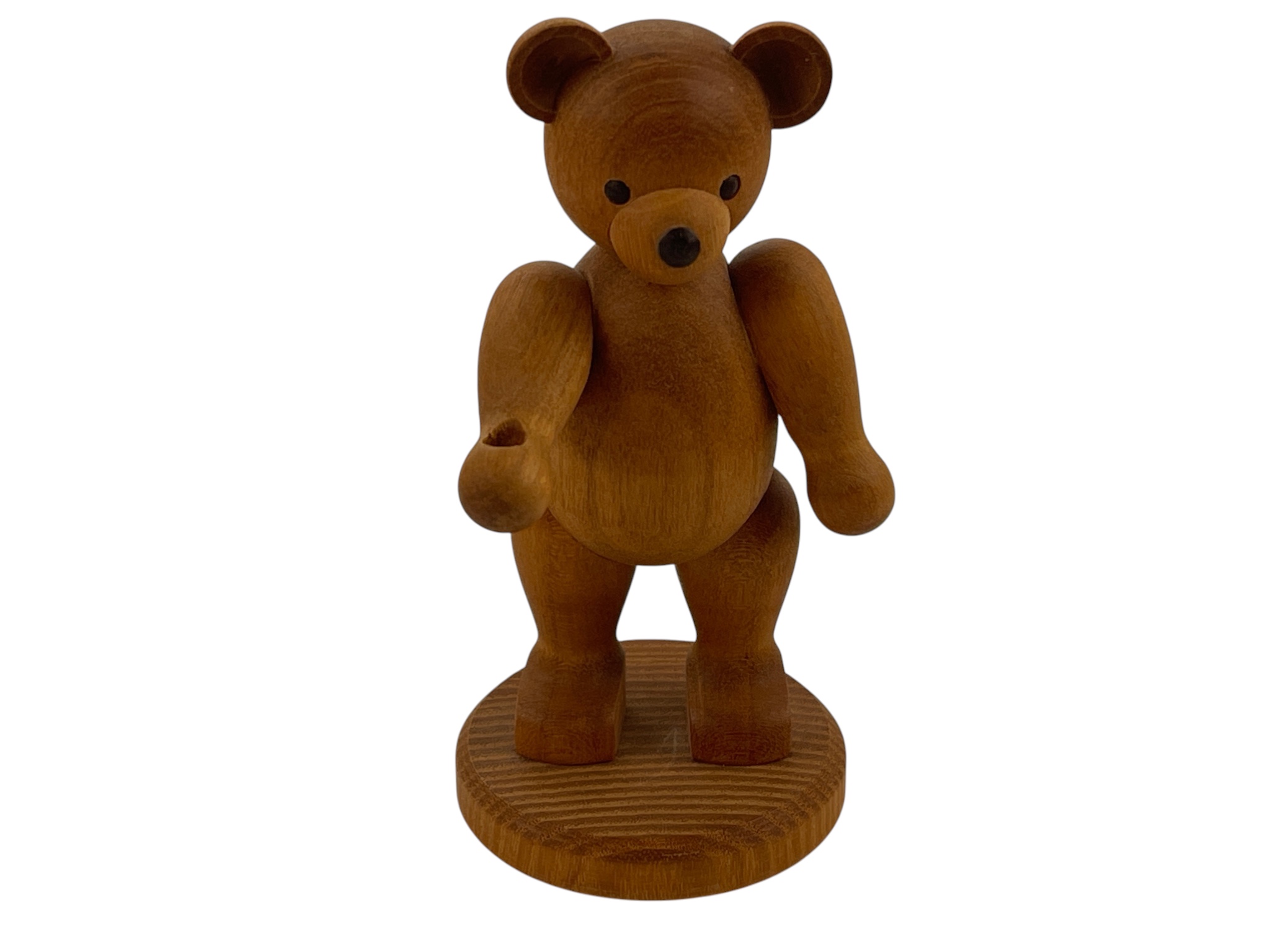 Erzgebirge Seiffener Figur Teddybär 10 cm. Zustand siehe Fotos