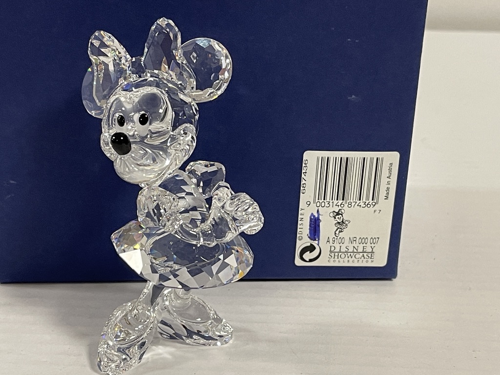 Swarovski Figur 687436 Disney Minnie Mouse Maus 11 cm. Ovp Zertifikat Top Zustand  