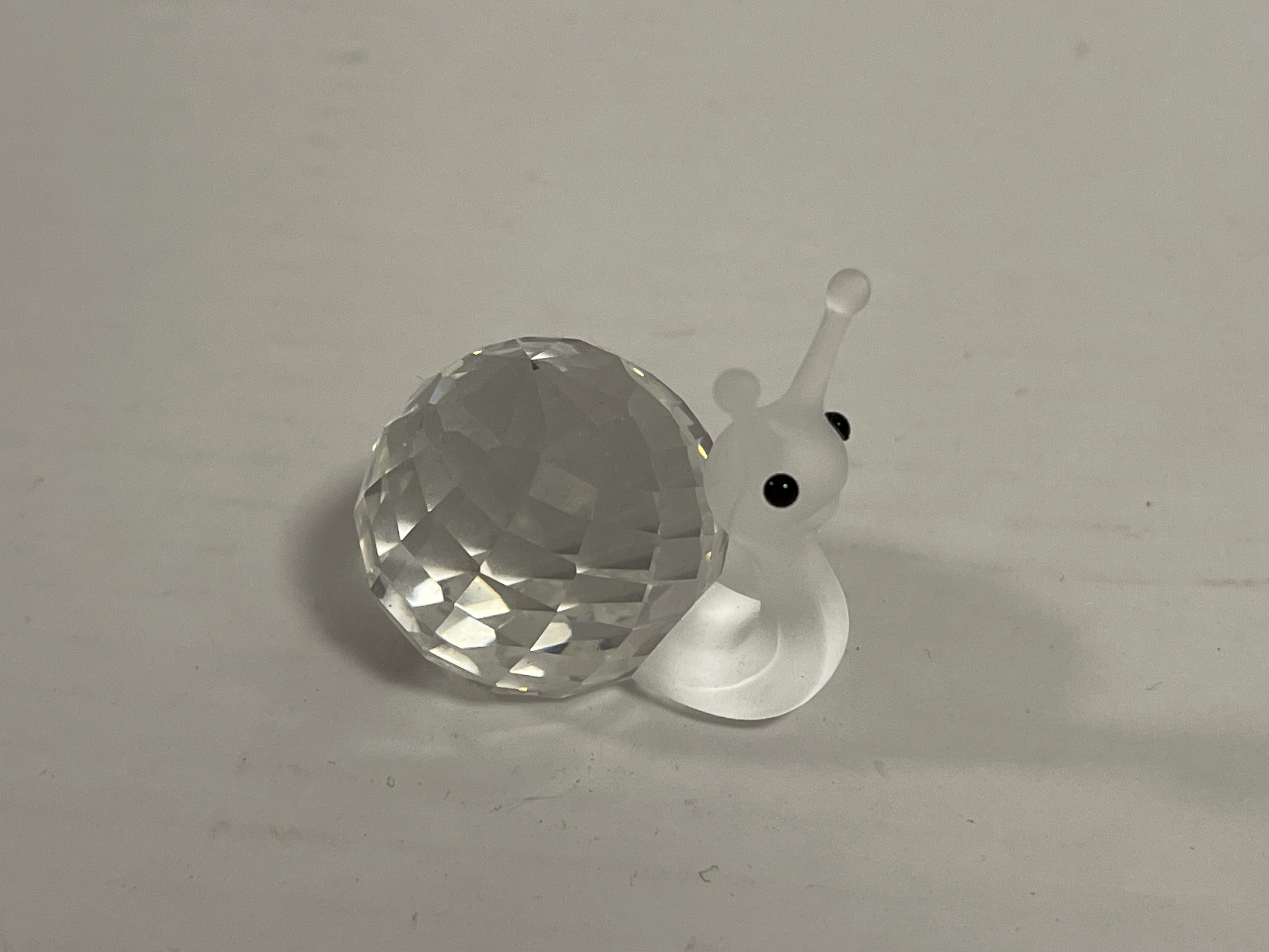  Swarovski Figur Kristall 012725 Schnecke 5 cm. Top Zustand.