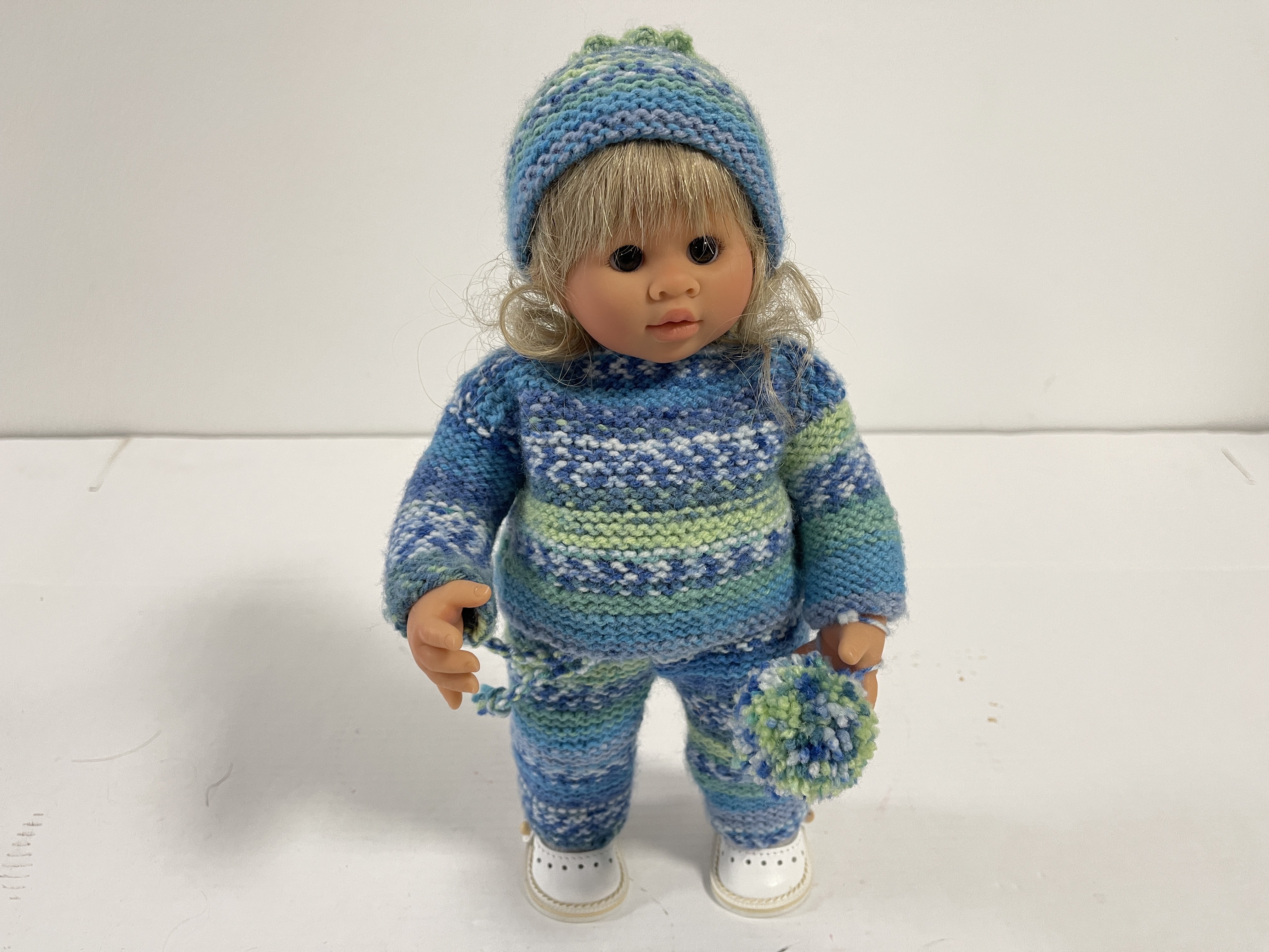 Künstlerpuppe Rosemarie Anna Müller Vinyl Puppe Fliegenpilz 33 cm. Top Zustand 