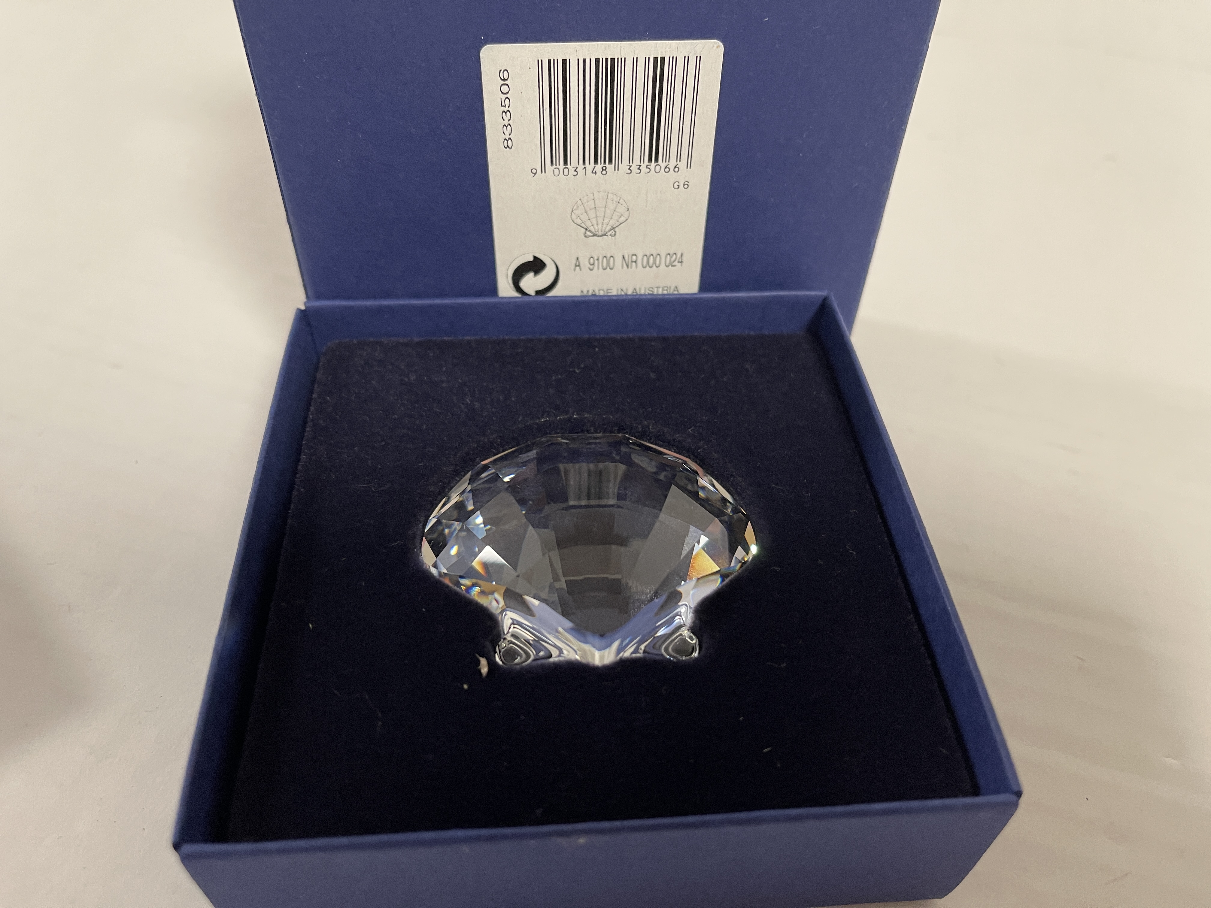  Swarovski Figur 5136841 Archenmuschel Muschel 9,9 cm Ovp Zertifikat Top Zustand 
