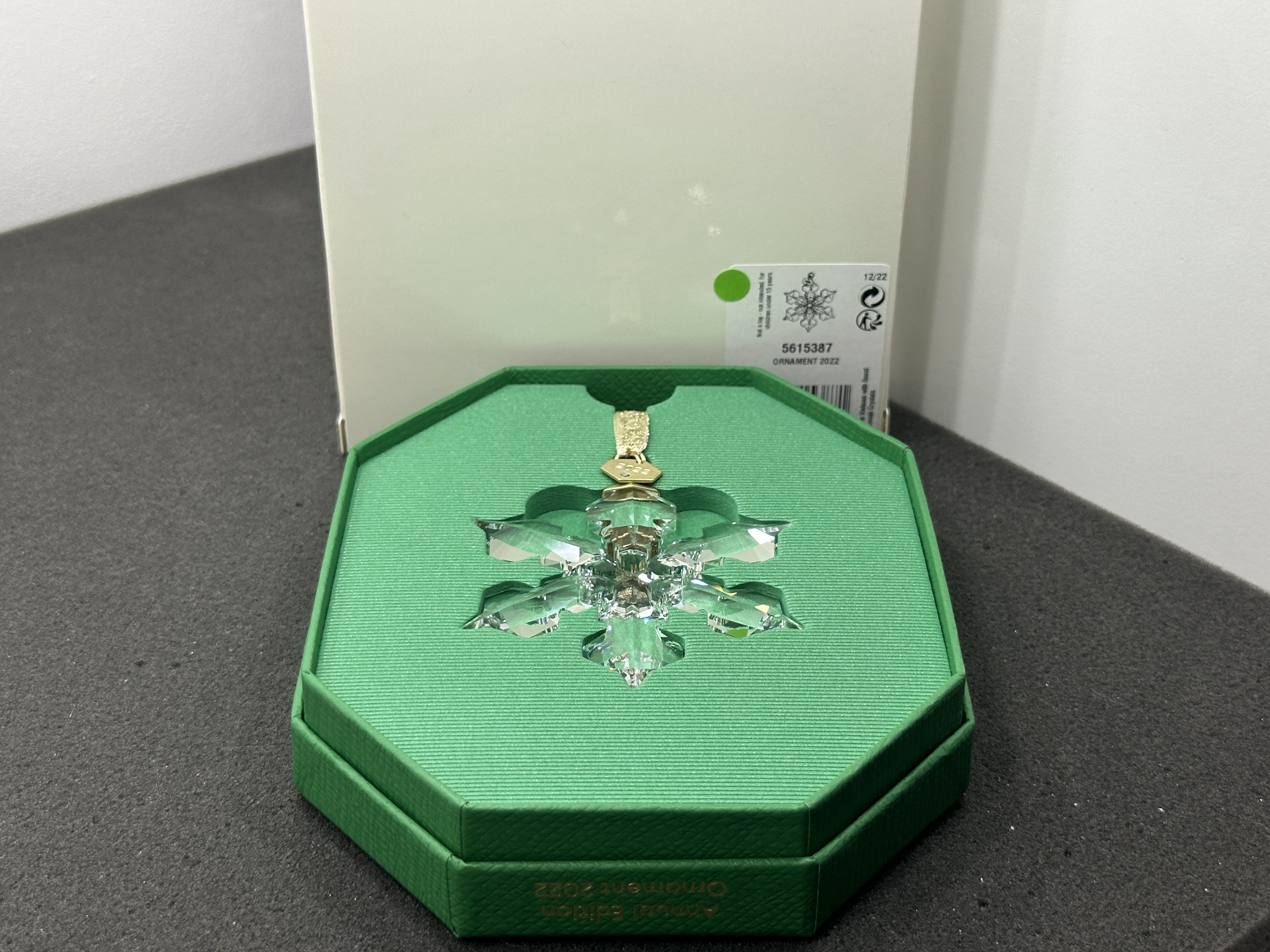 Swarovski Kristall 5615387 Weihnachtsstern 2022 Stern 8 cm Neuware