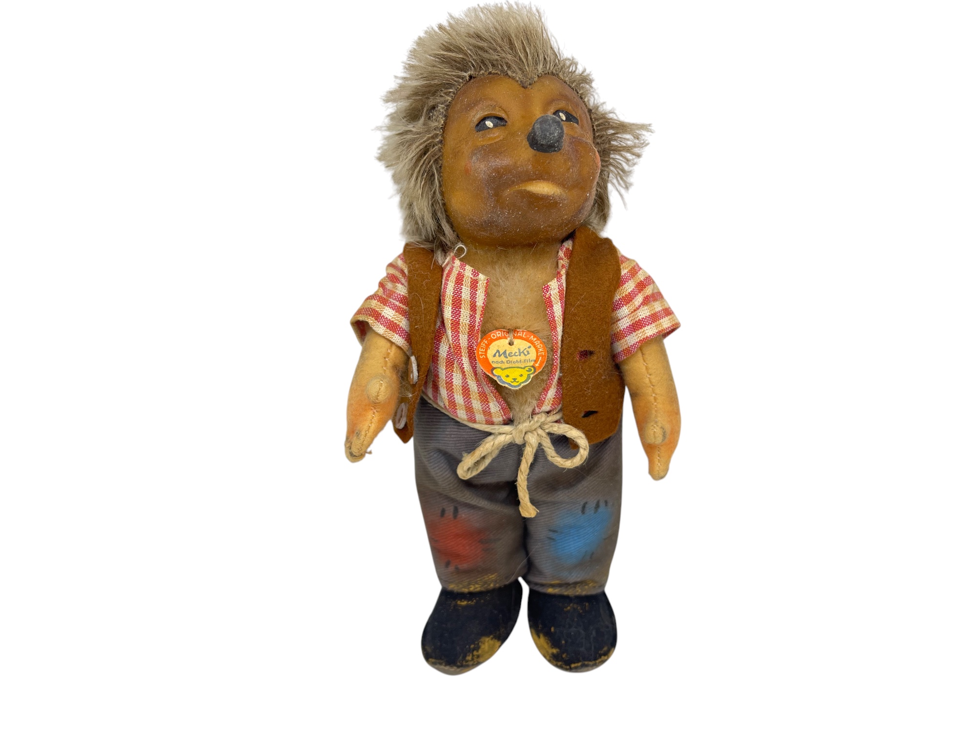 Steiff Tier Mecki 17 cm. Zustand siehe Fotos