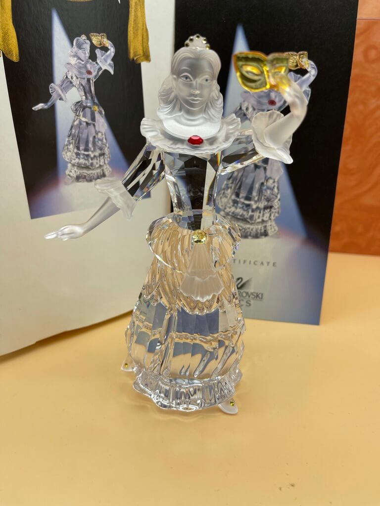 Swarovski Figur 242032 Jahresfigur 2000 Columbine 17 cm mit Ovp & Zertifikat. 