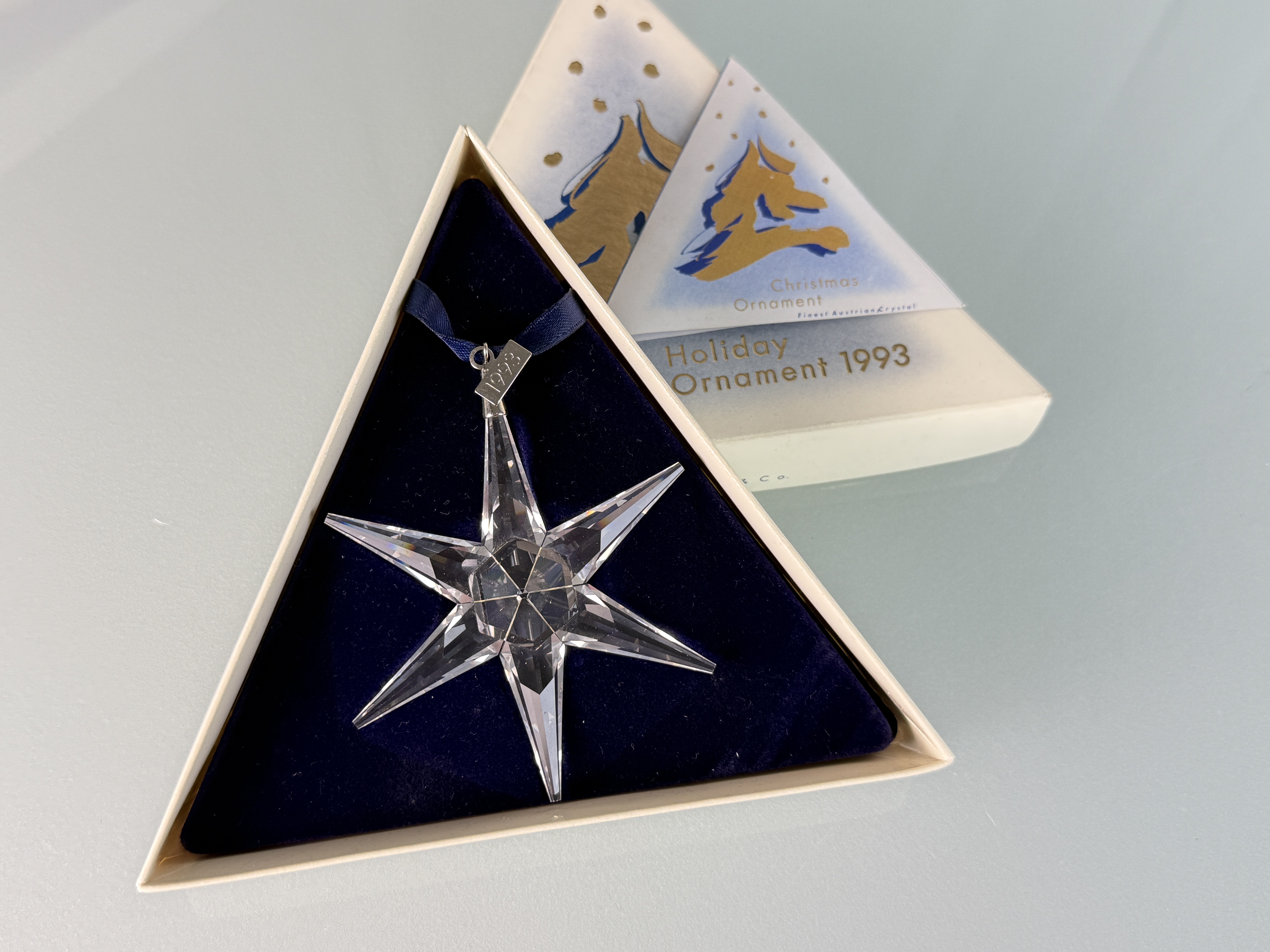 Swarovski Figur Weihnachtsstern 1993 Ovp Zertifikat Top Zustand   