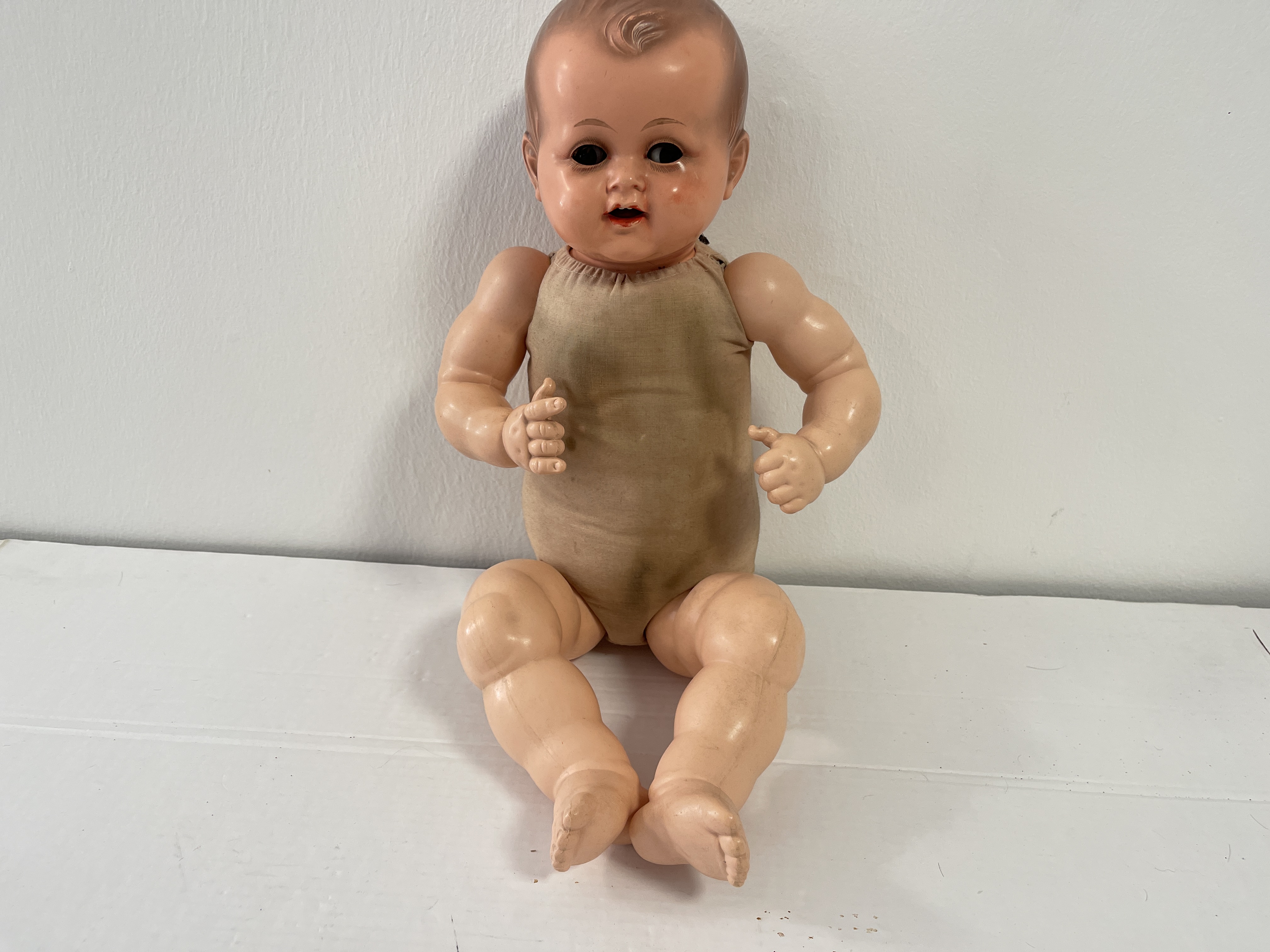 Kämmer & Reinhardt Vinyl Puppe 47 cm. Zustand siehe Fotos 