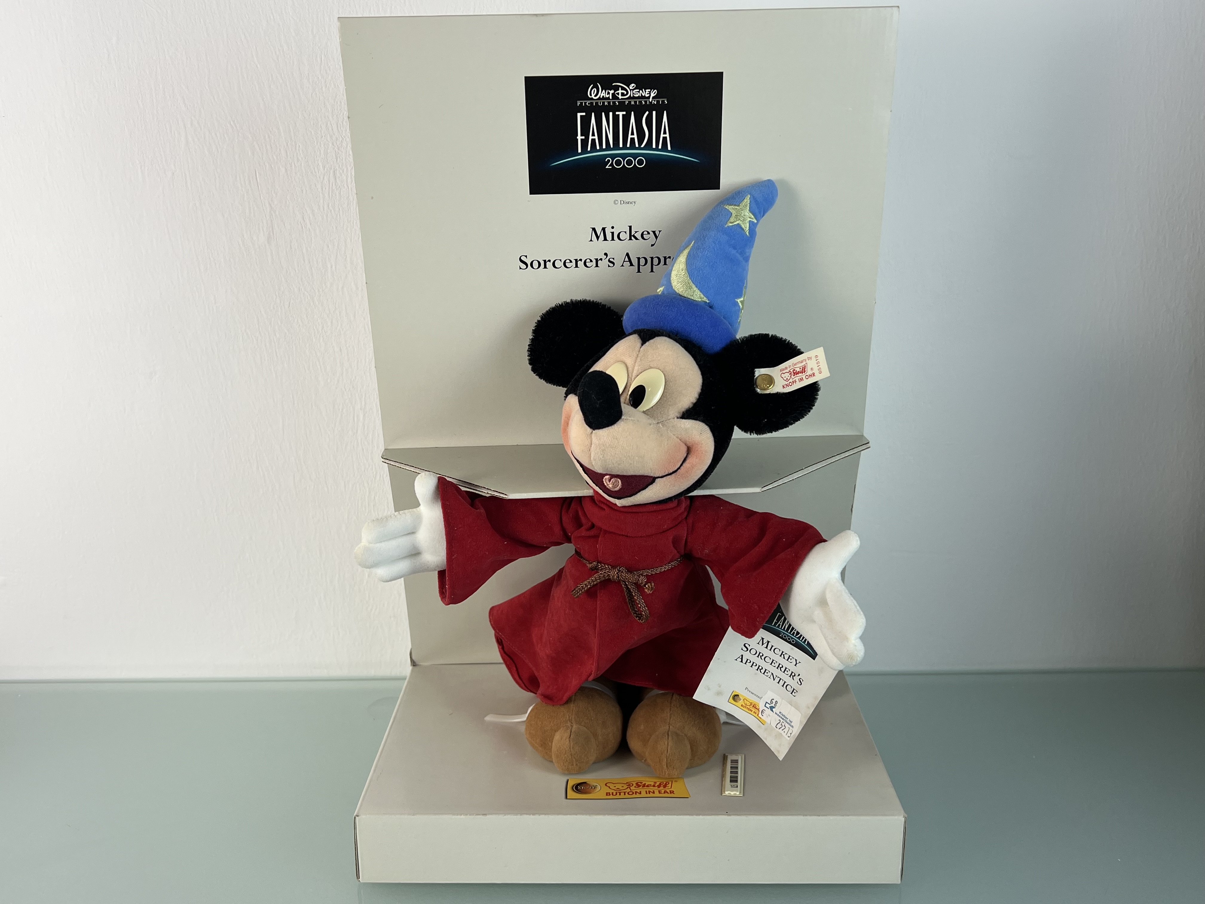 Steiff 651519 Mickey Sorcerer`s Apprentice 25 cm. Nr. 04898 Top Zustand 