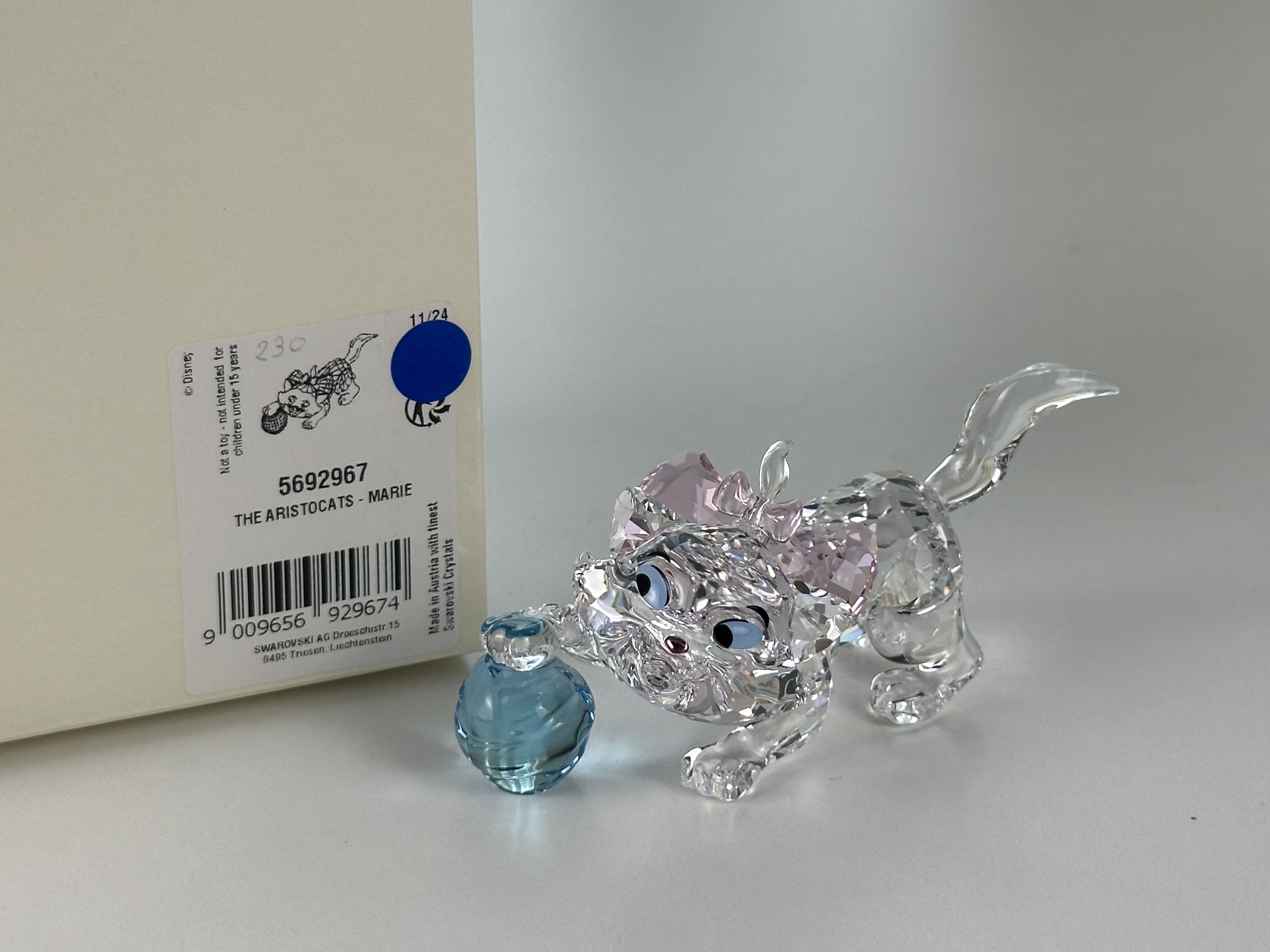 Swarovski Figur 5692967 Disney Classics The Aristocats Marie 4.2 x 4.3 x 7.8 cm. Mit OVP & Zertifikat. Top Zustand