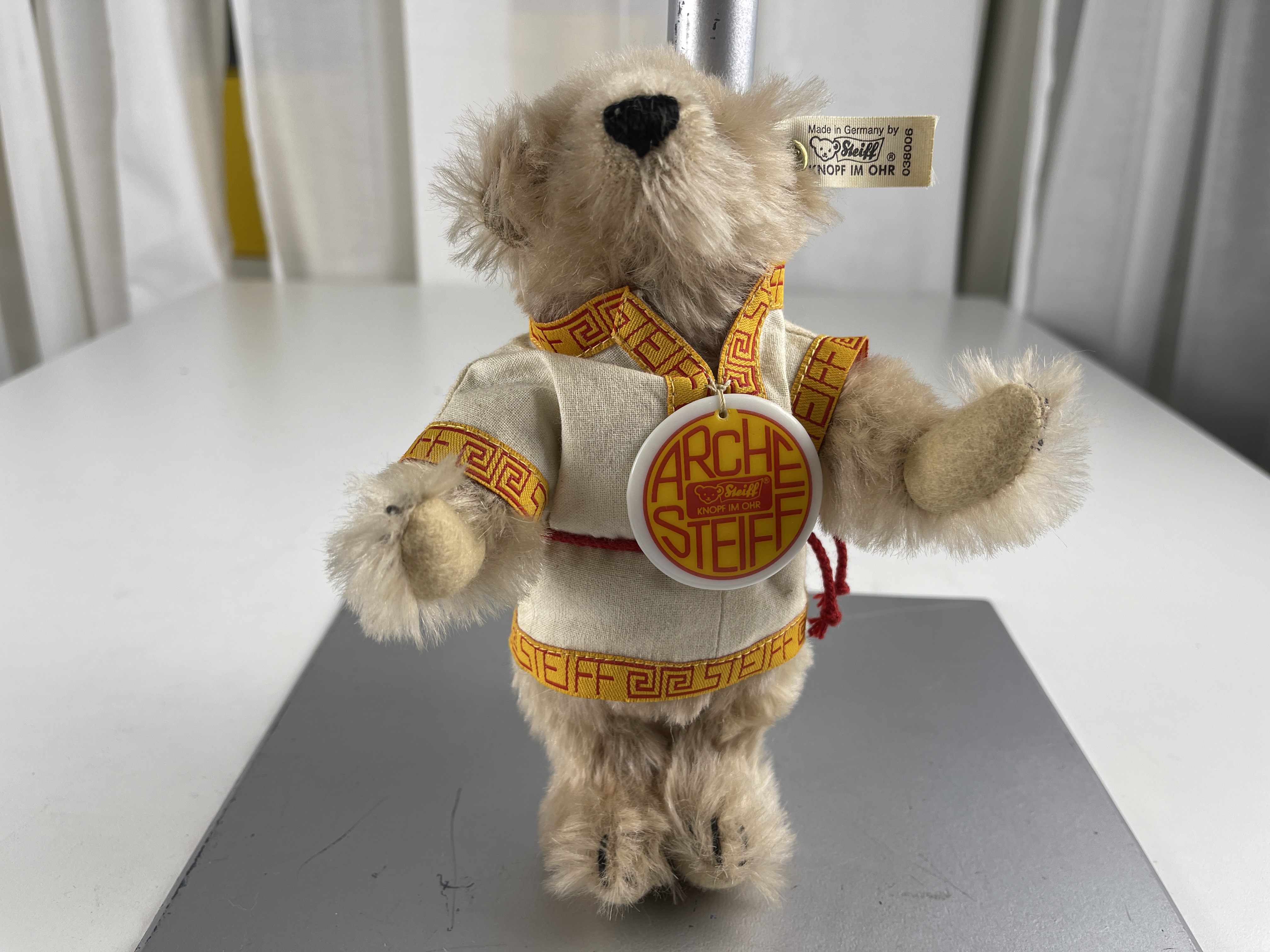 Steiff Tier 038006 Arche Noah Teddy Bär 20 cm. - Top Zustand