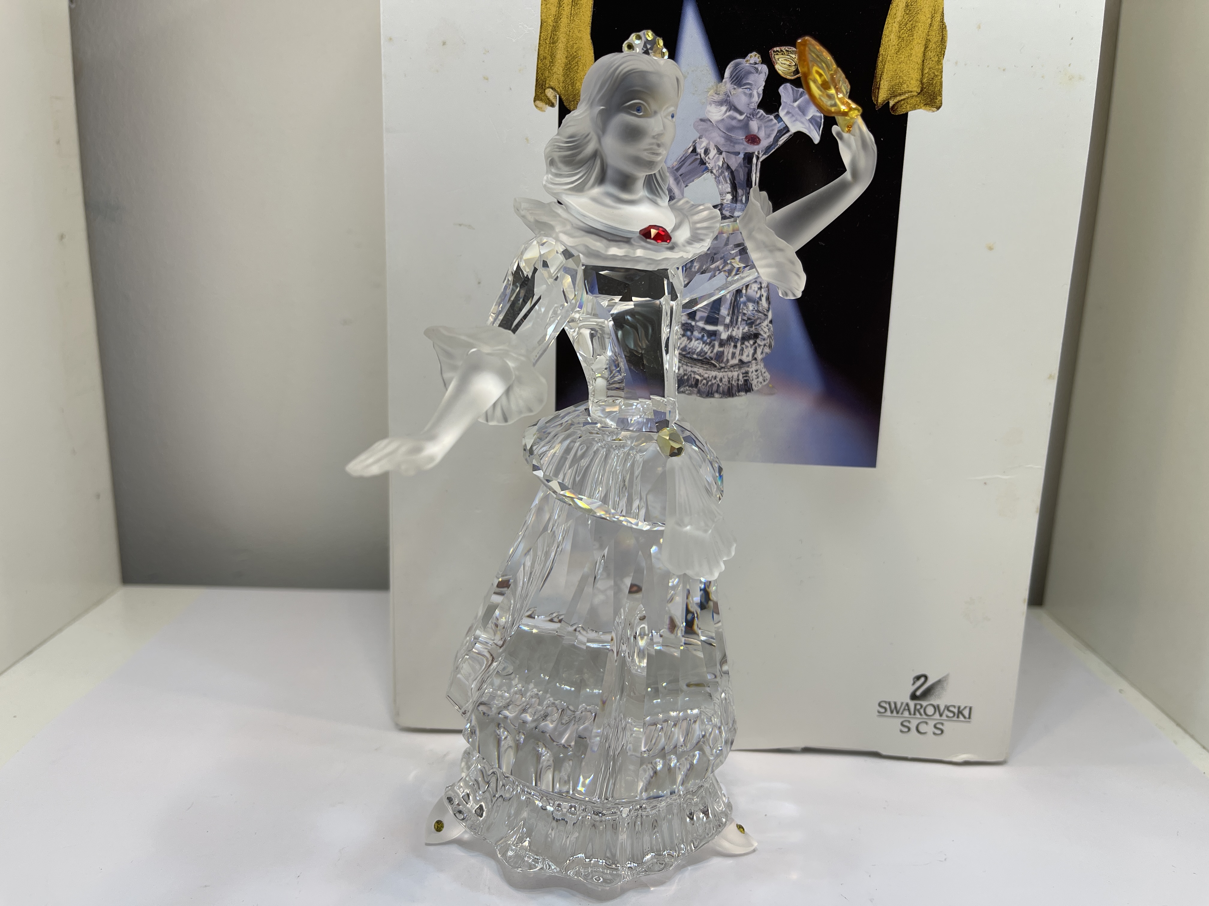 Swarovski Figur 242032 Jahresfigur 2000 Columbine 17 cm mit Ovp & Zertifikat.