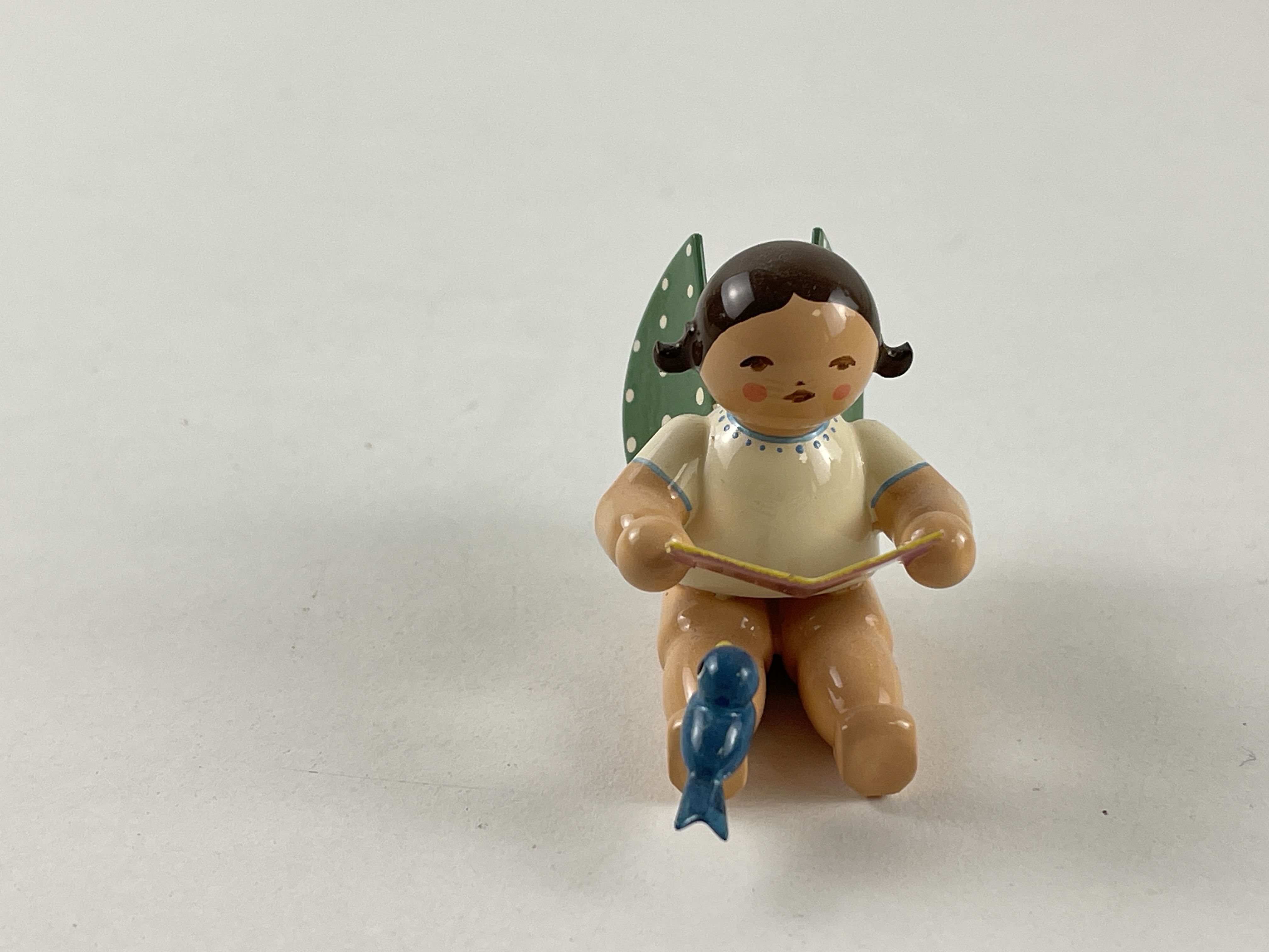 Erzgebirge Wendt und Kühn Figur Engel 4 cm. Top Zustand