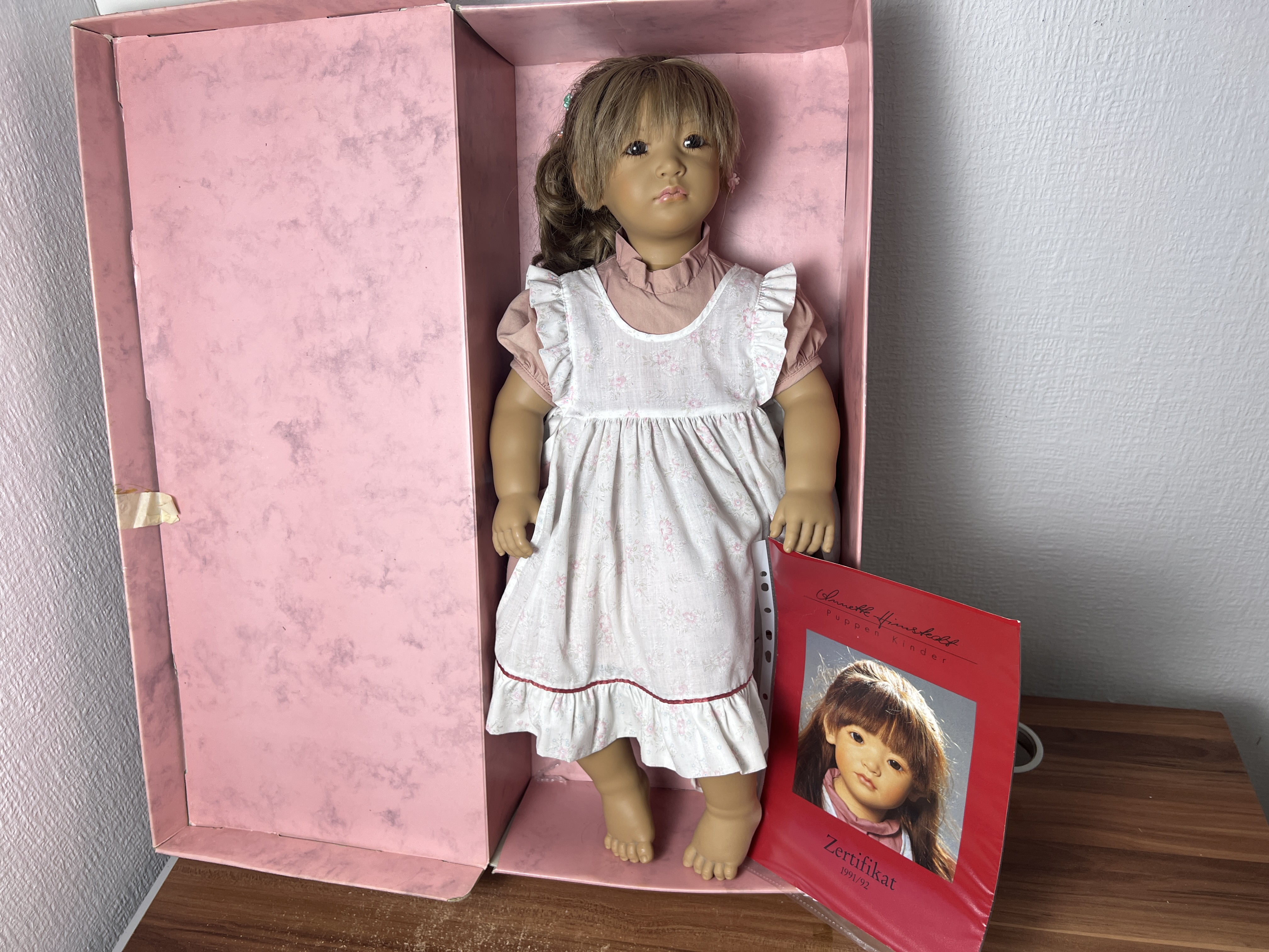 Künstlerpuppe Annette Himstedt Puppe Neblina 65 cm Top Zustand. 