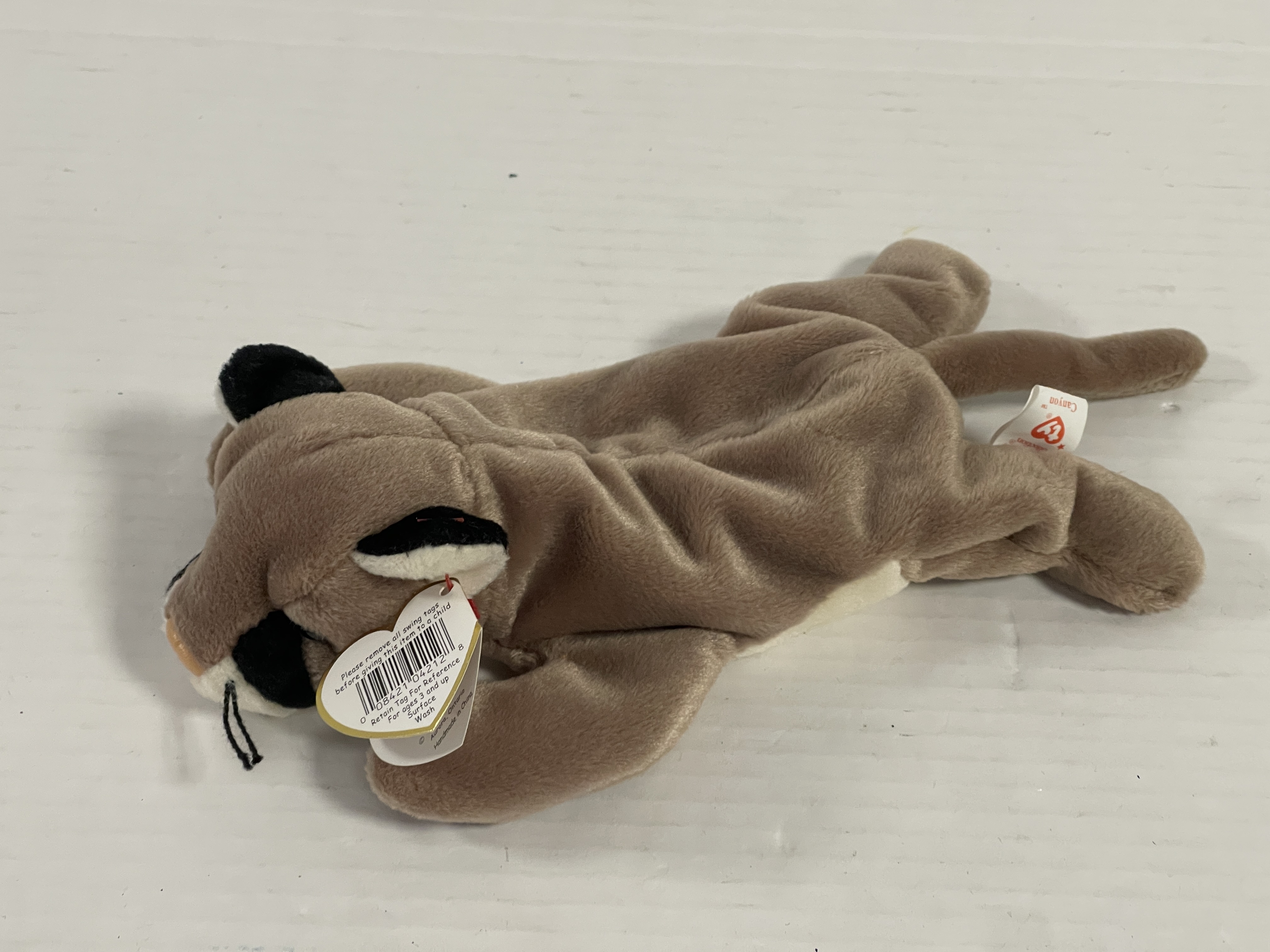 Sammler Stofftier Beanie Babies - Puma - 20 cm. Top Zustand