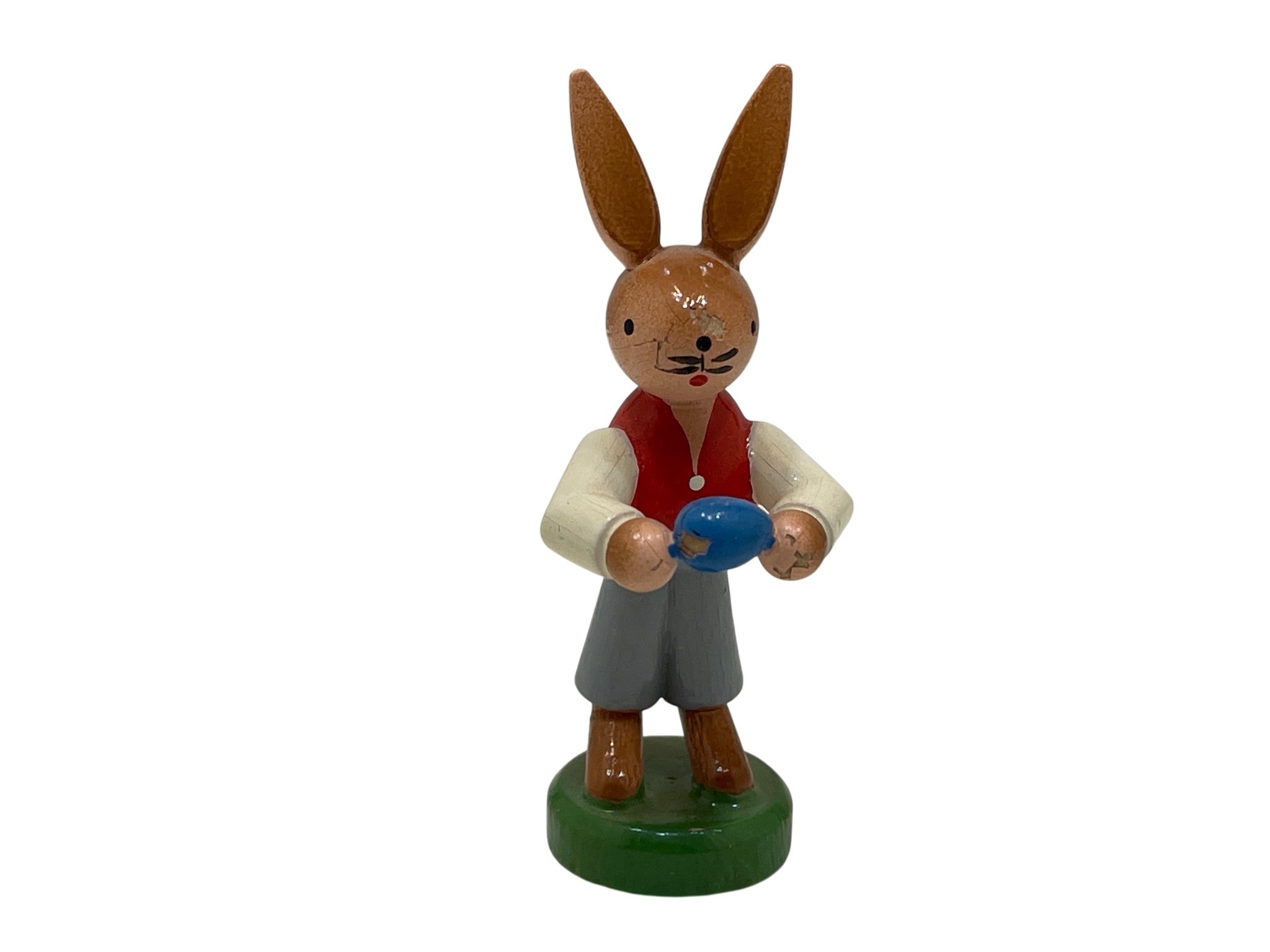 Erzgebirge Figur Hase 6 cm. Zustand siehe Fotos   