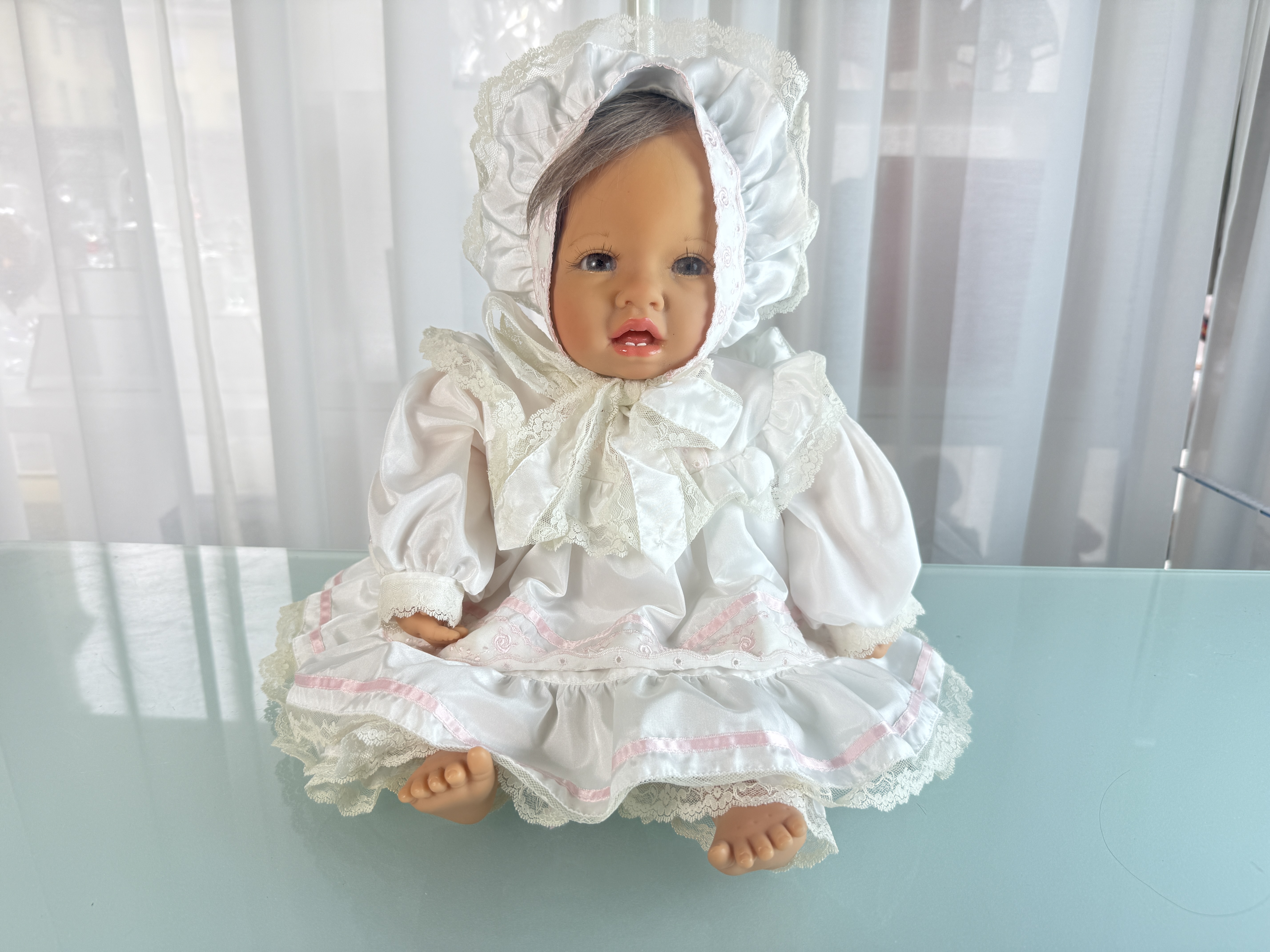 Künstlerpuppe Sammler Götz Carin Lossnitzer Vinyl Puppe 52 cm. Top Zustand