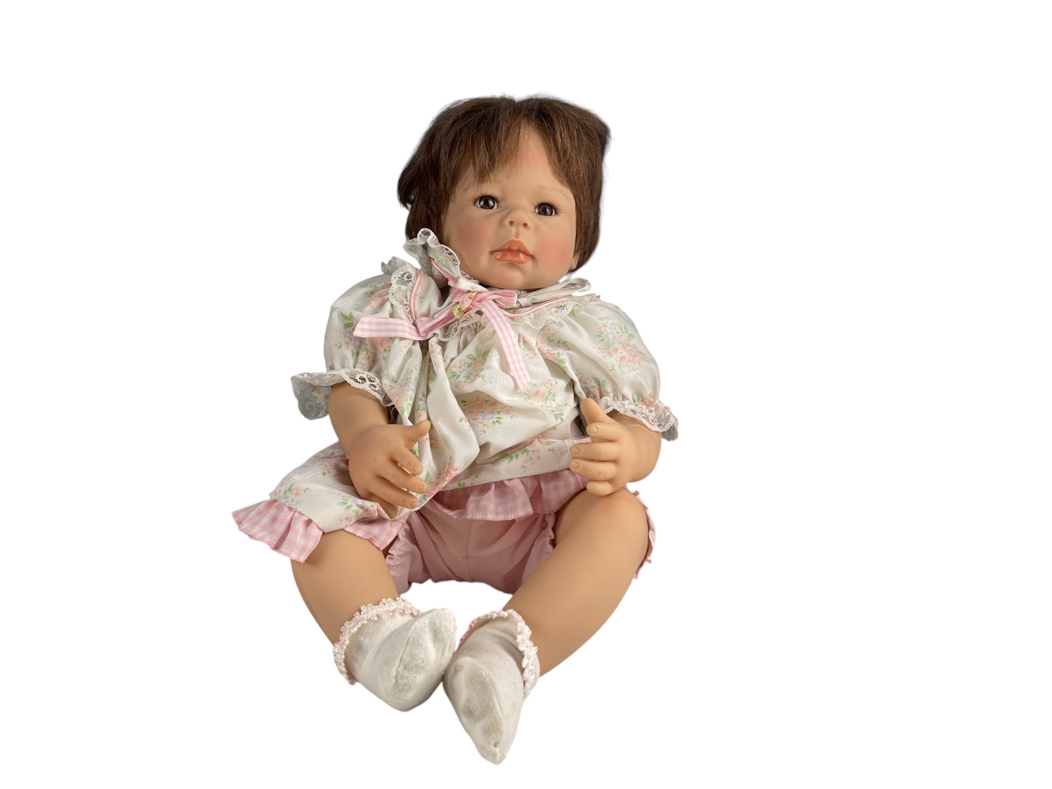 Monika Levenig Künstlerpuppe Vinyl Puppe 58 cm.  Top Zustand   