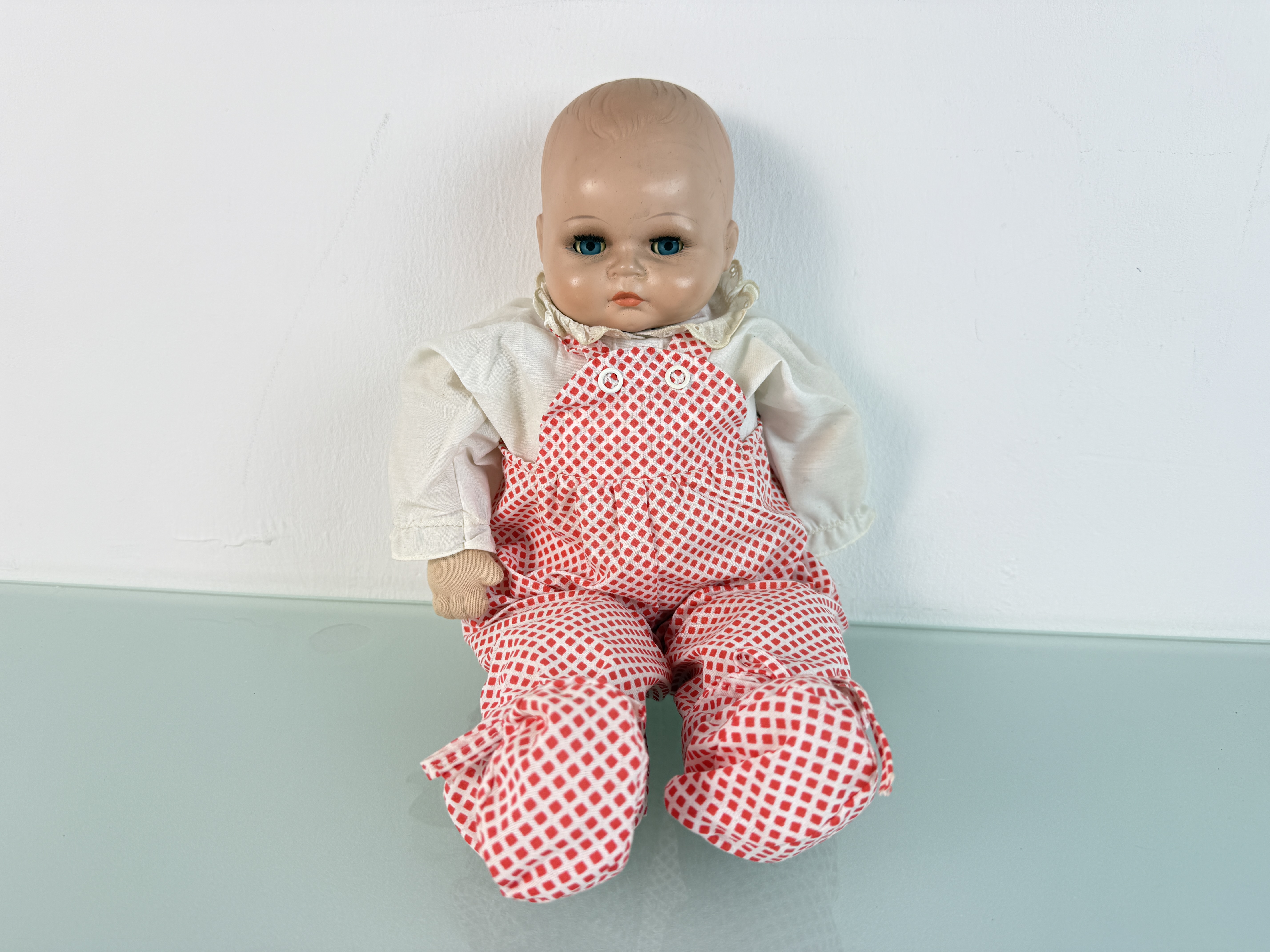 Wernicke Puppe Zelluloid Puppe 40 cm Zustand Siehe Fotos.   