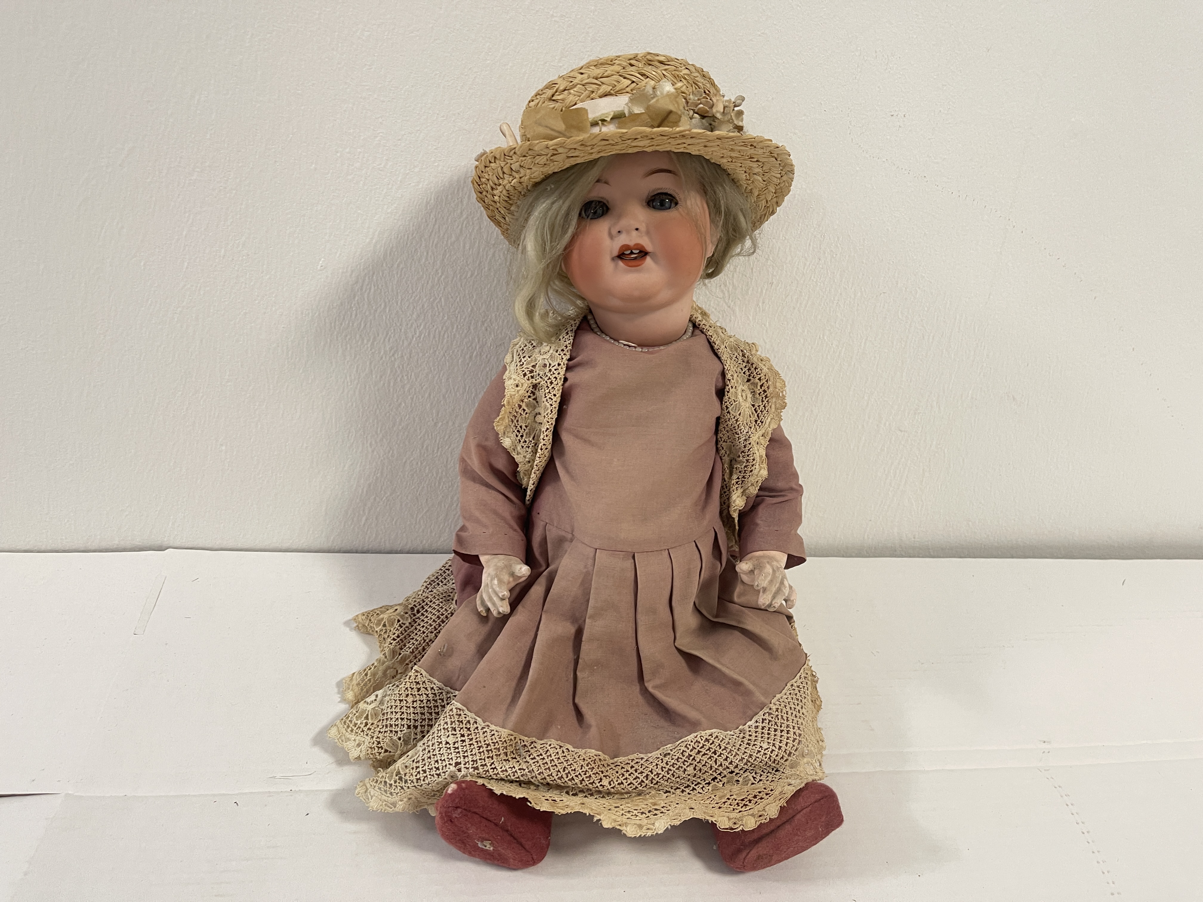 Künstlerpuppe Armand Marseille Alte Puppe 45 cm Zustand Siehe Fotos      