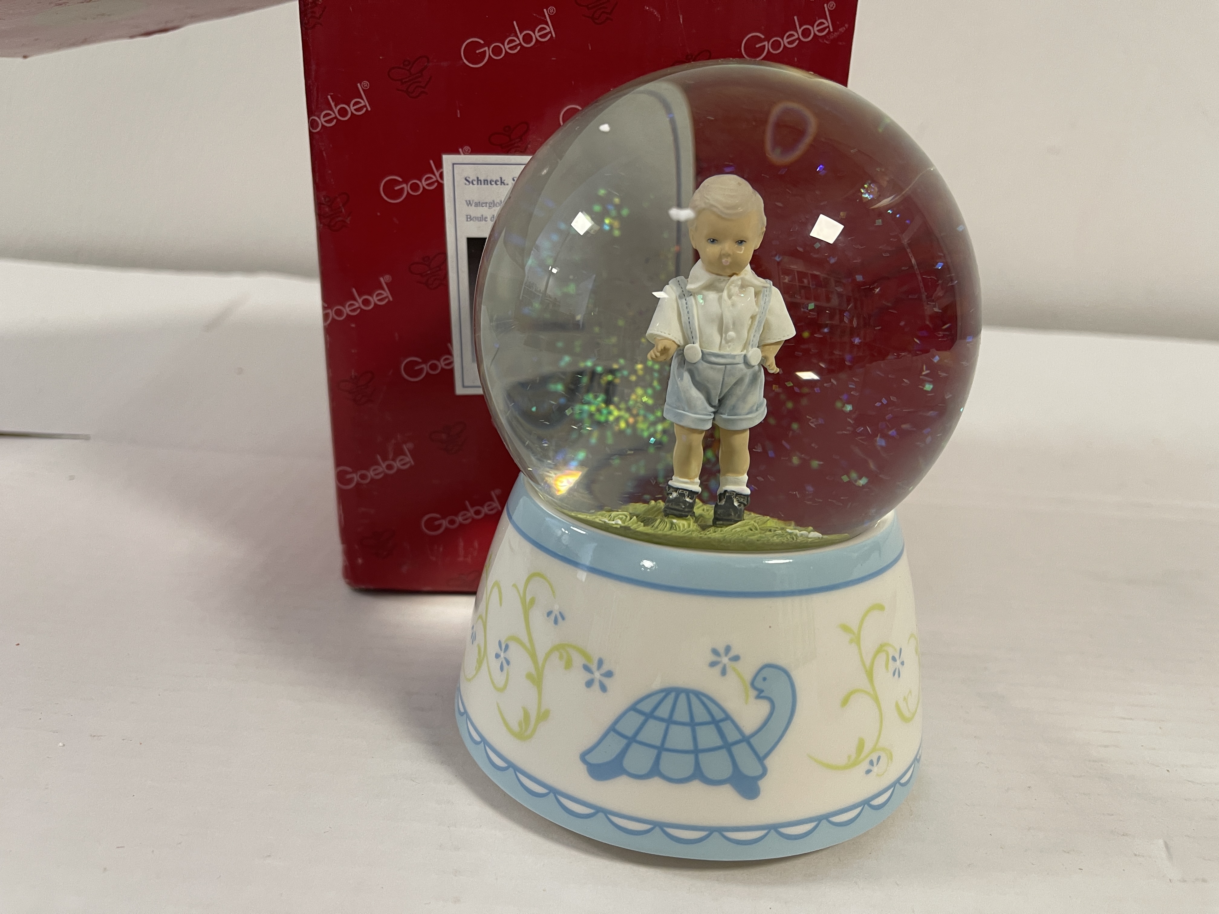 Goebel / Schildkröt Figur Engel Spieluhr Schneekugel 14 cm. 1 Wahl. Top Zustand