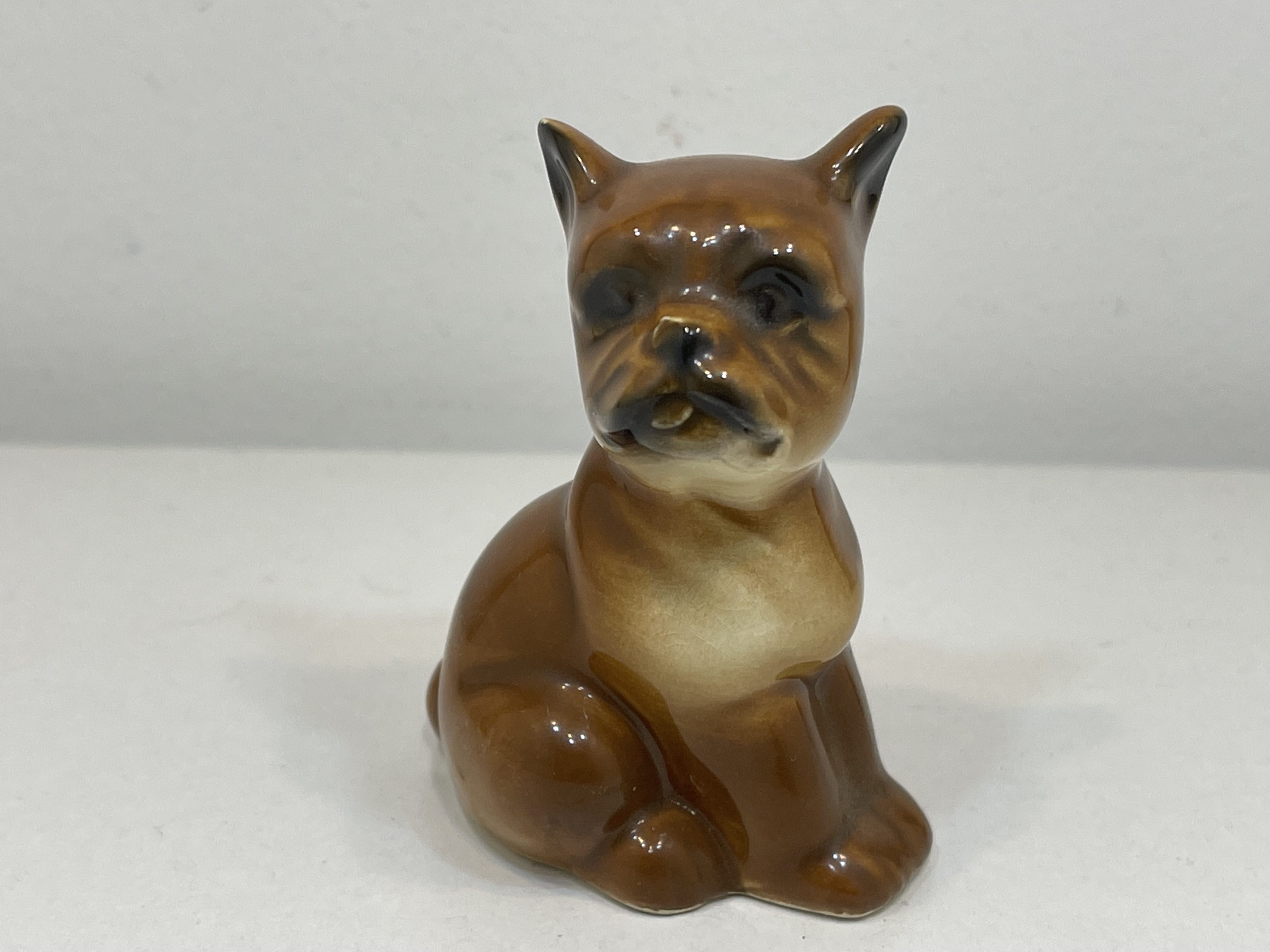 Goebel Figur Hund Boxer 8 cm Hoch. 1 Wahl. Top Zustand     