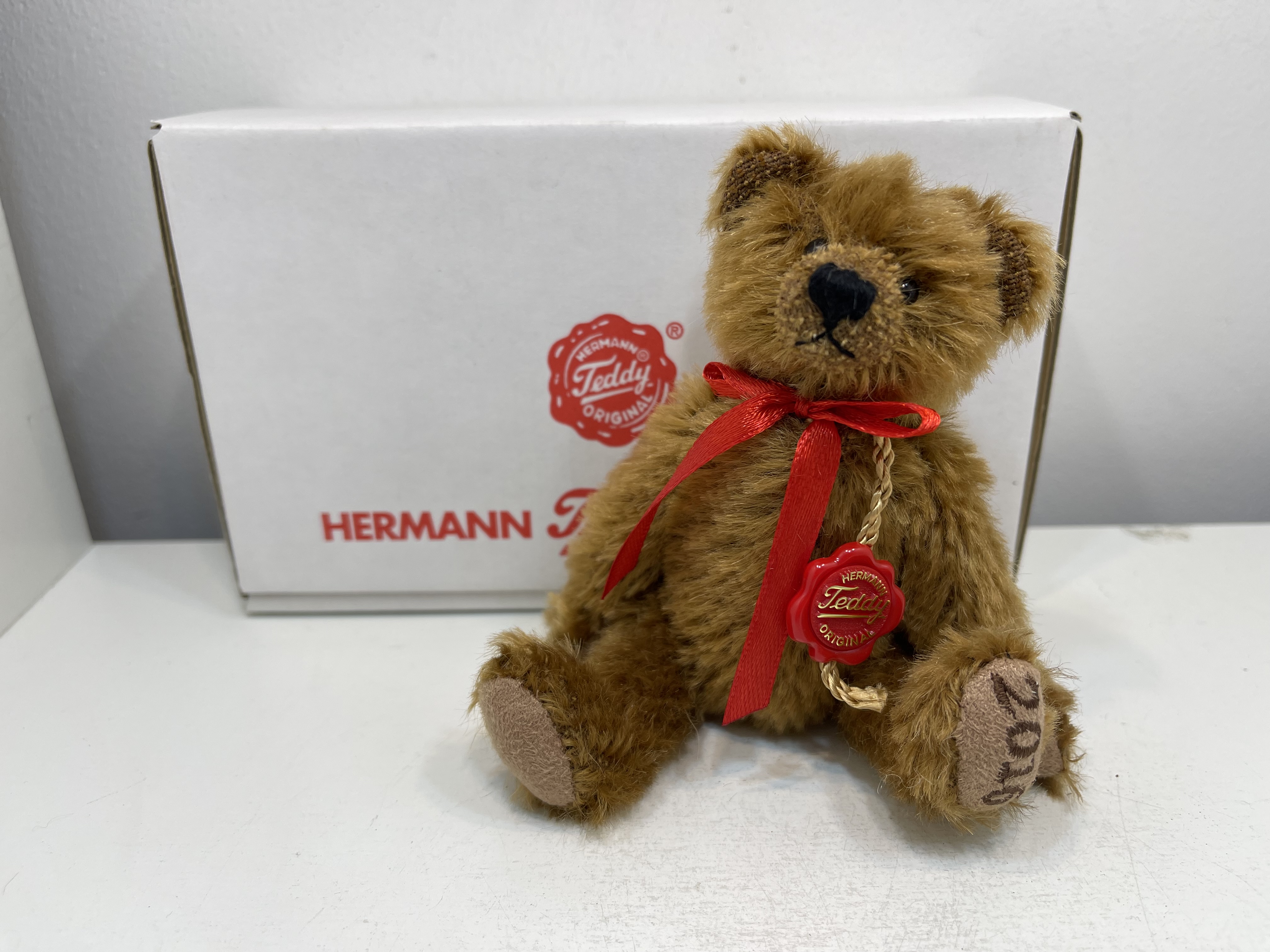 Hermann - Teddybär 15 cm + OVP. Top Zustand 