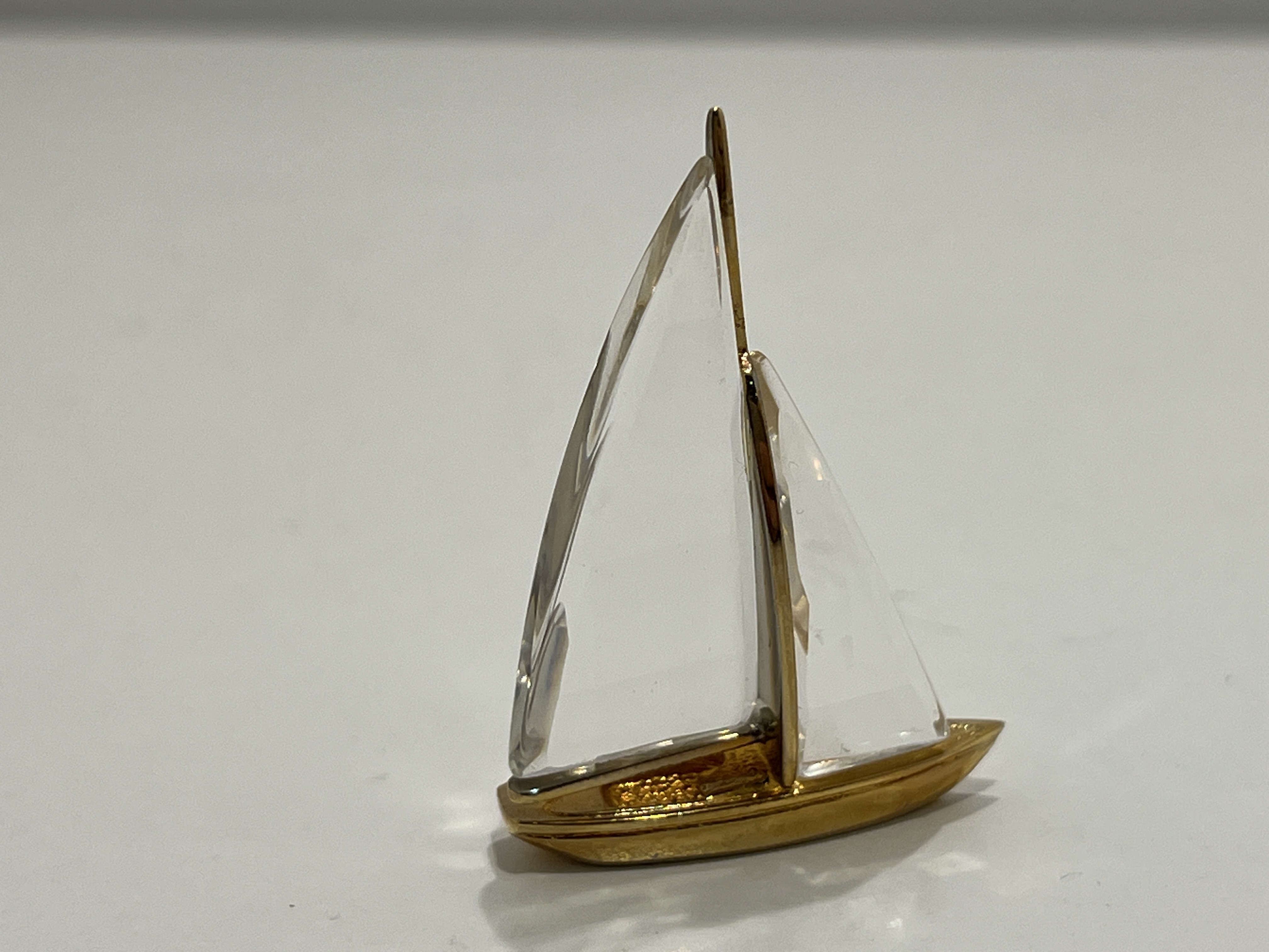  Swarovski Figur 183282 Segelboot 4,5 cm. Top Zustand