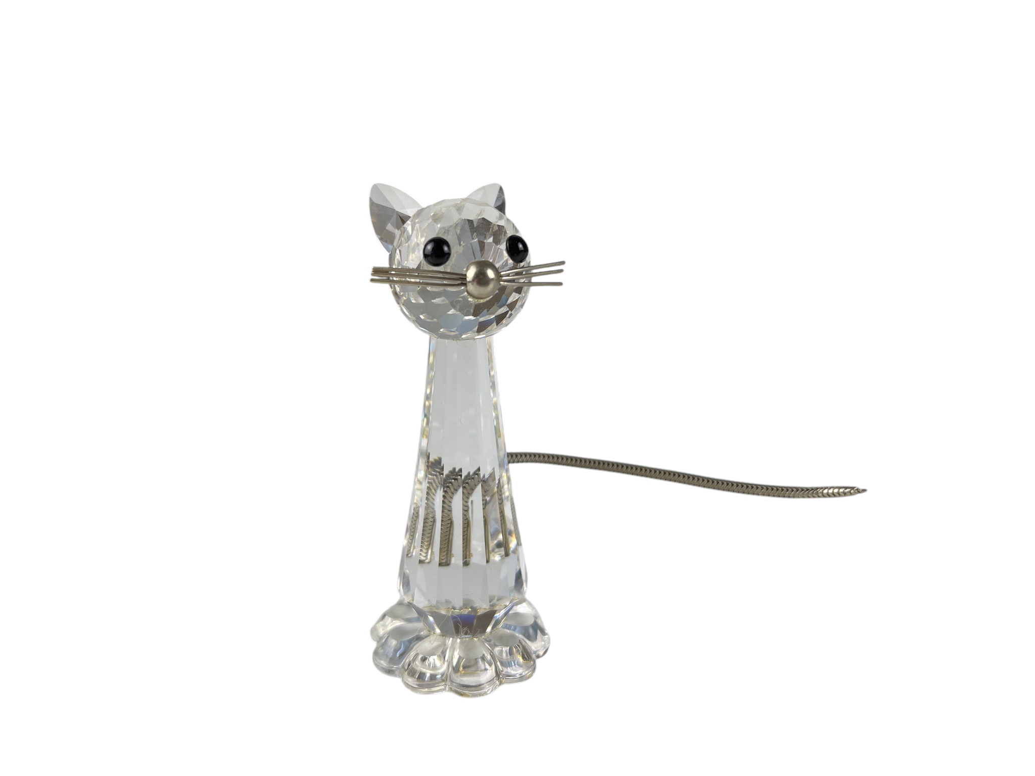 Swarovski Figur Katze 7,5 cm. Top Zustand