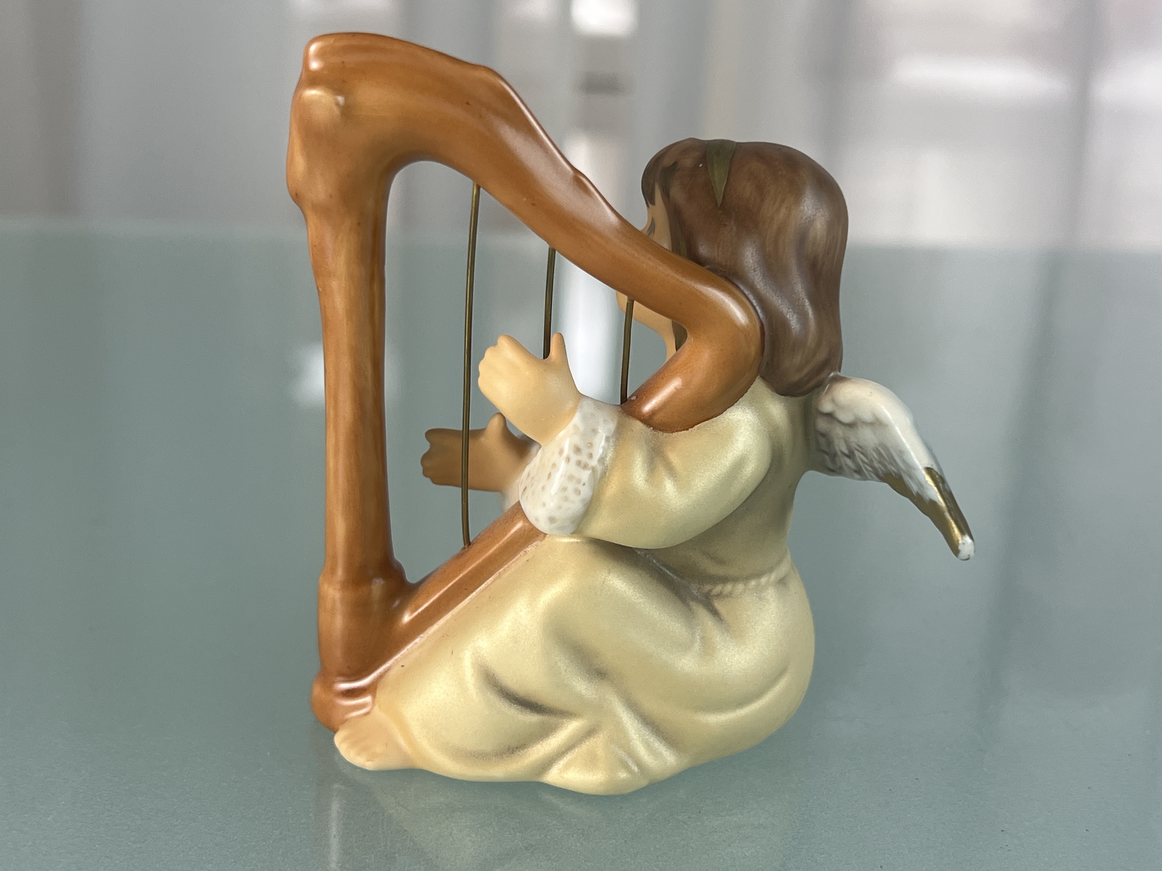 Goebel Figur Engel mit Harfe Sammler Porzellan 9 cm 1 Wahl. Top Zustand