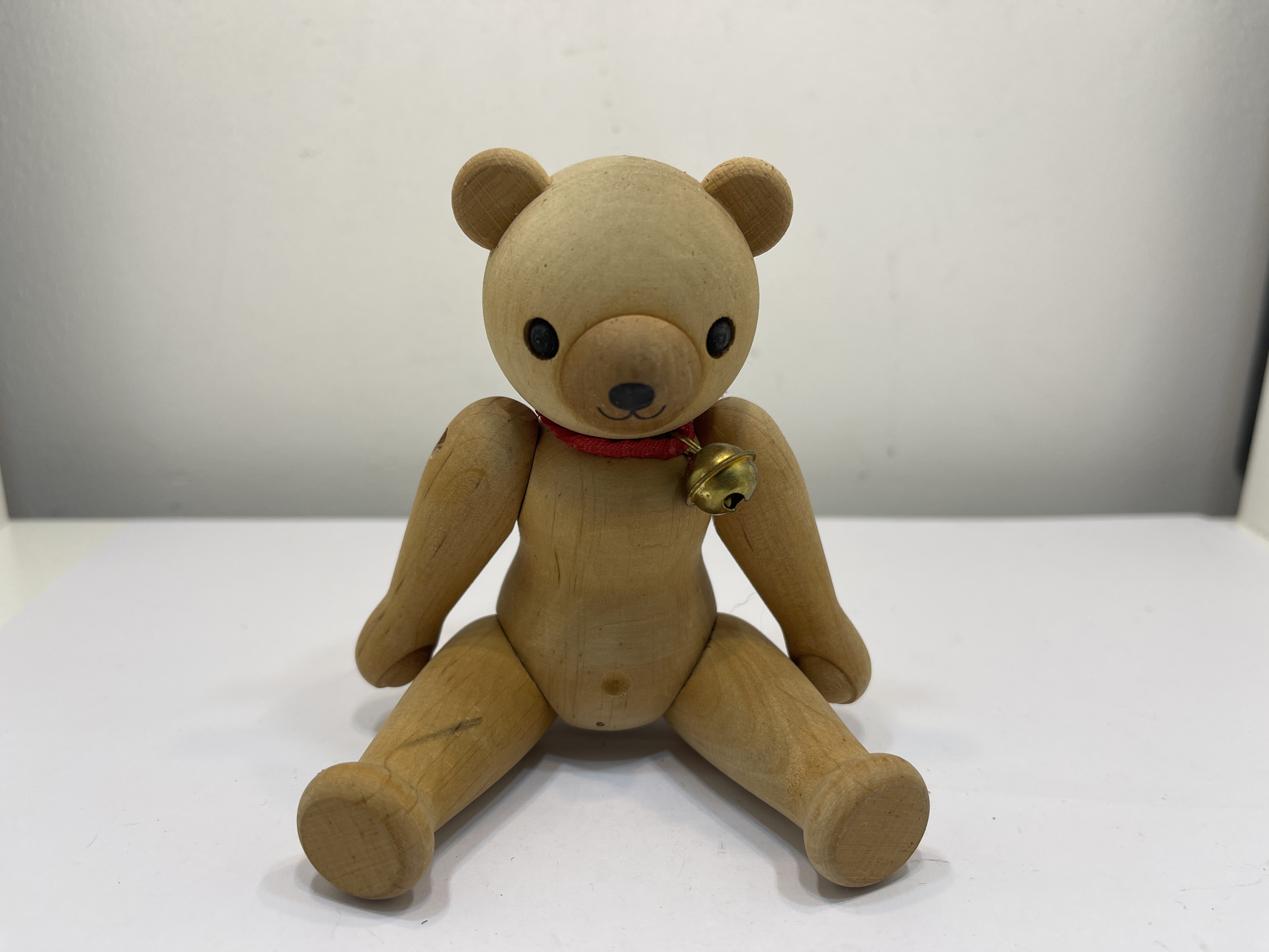 Erzgebirge Seiffener Figur Teddybär 13 cm. Top Zustand  