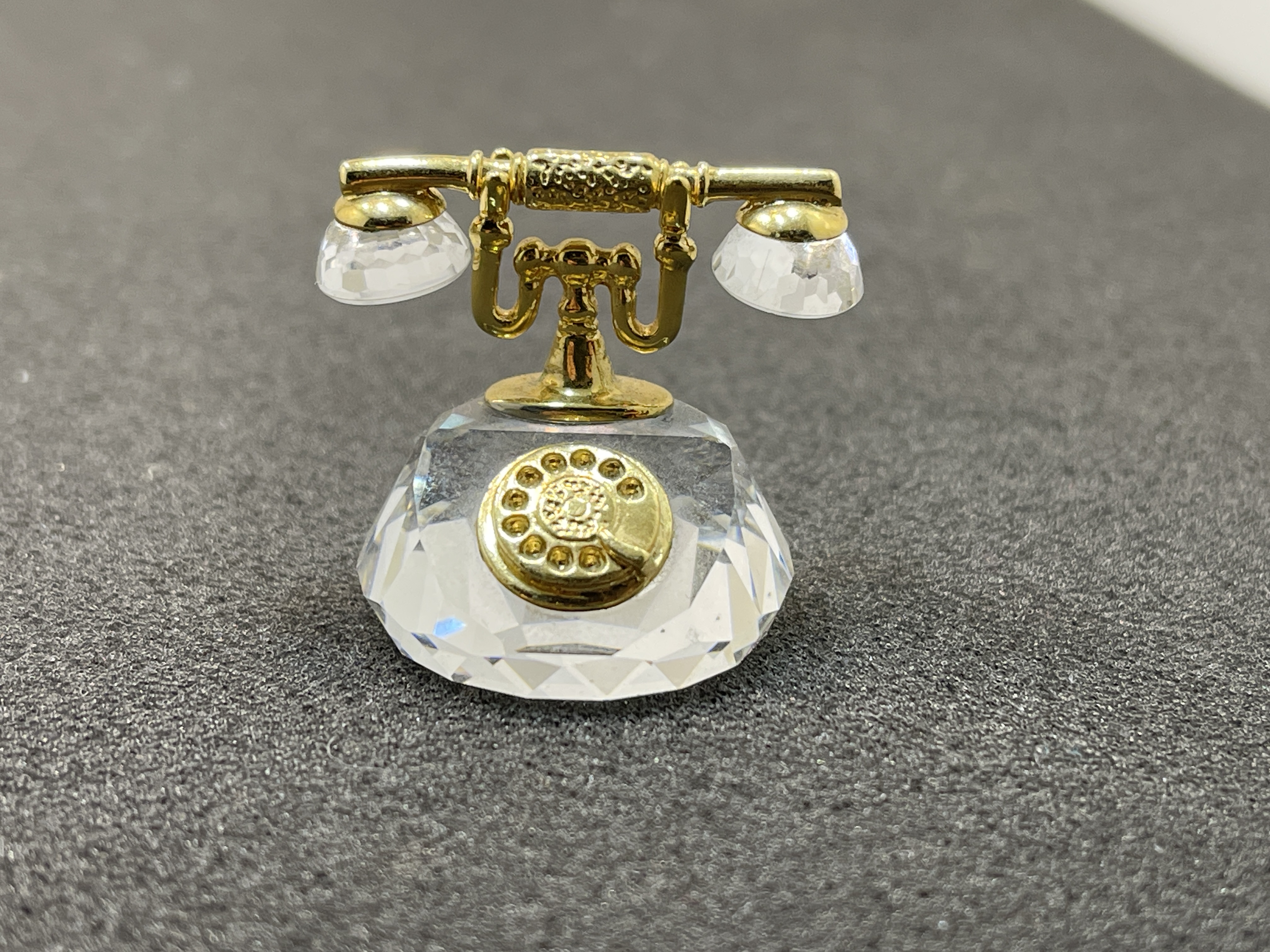 Swarovski Figur 180408 Memories Kristall Telefon 3 cm. Top Zustand  