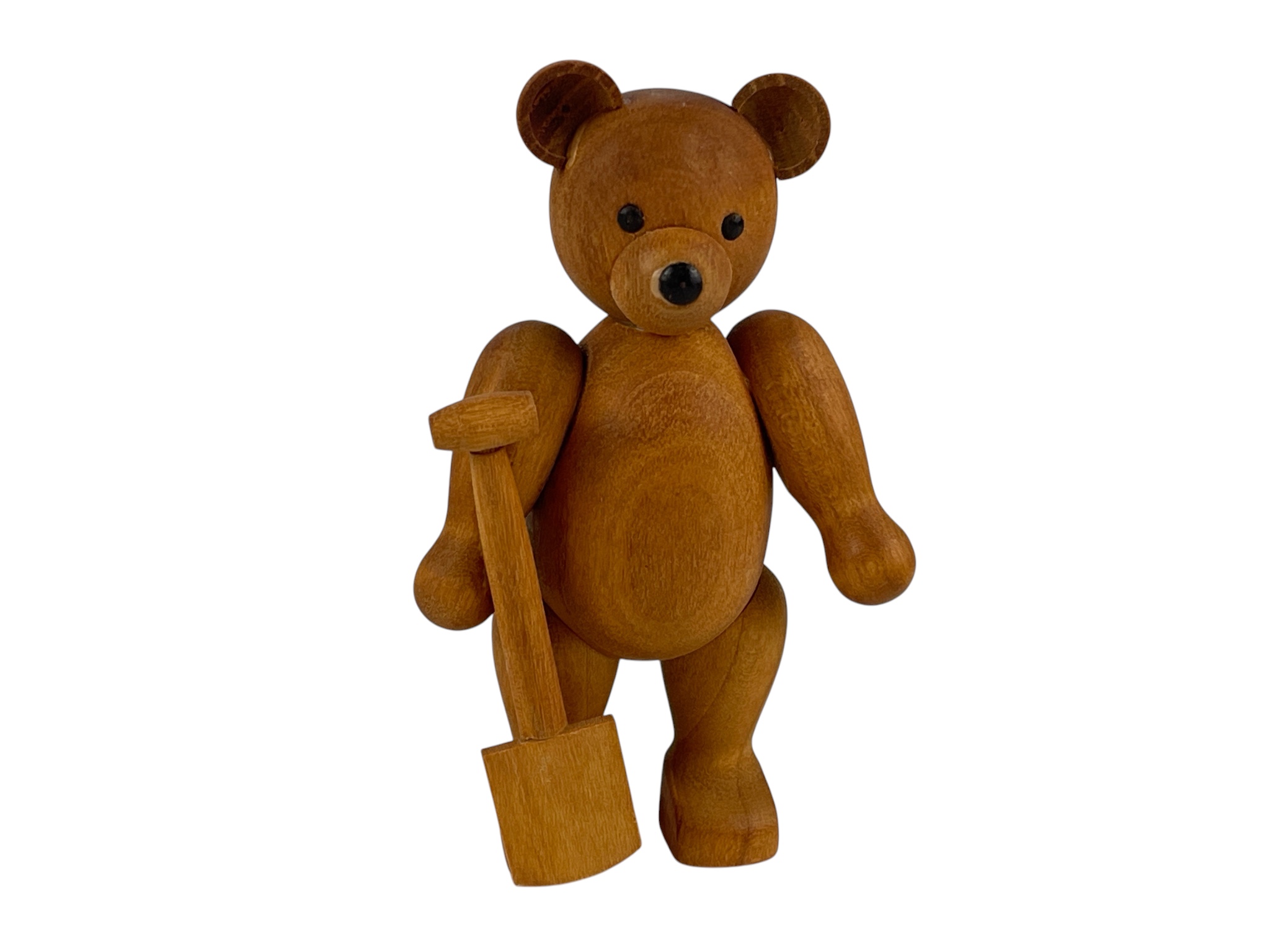 Erzgebirge Seiffener Figur Teddybär 9,5 cm. Top Zustand  