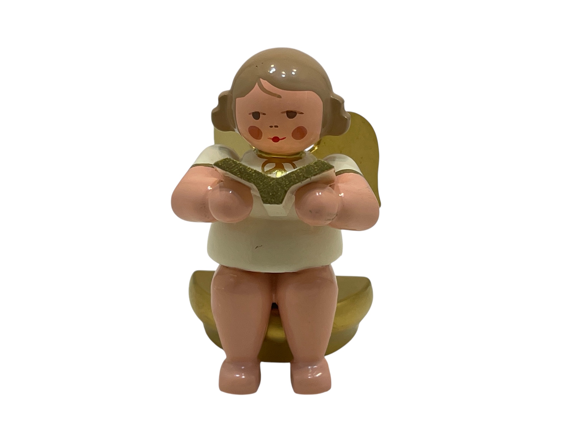 Erzgebirge Figur Christian Ulbricht Engel 6 cm.  Top Zustand