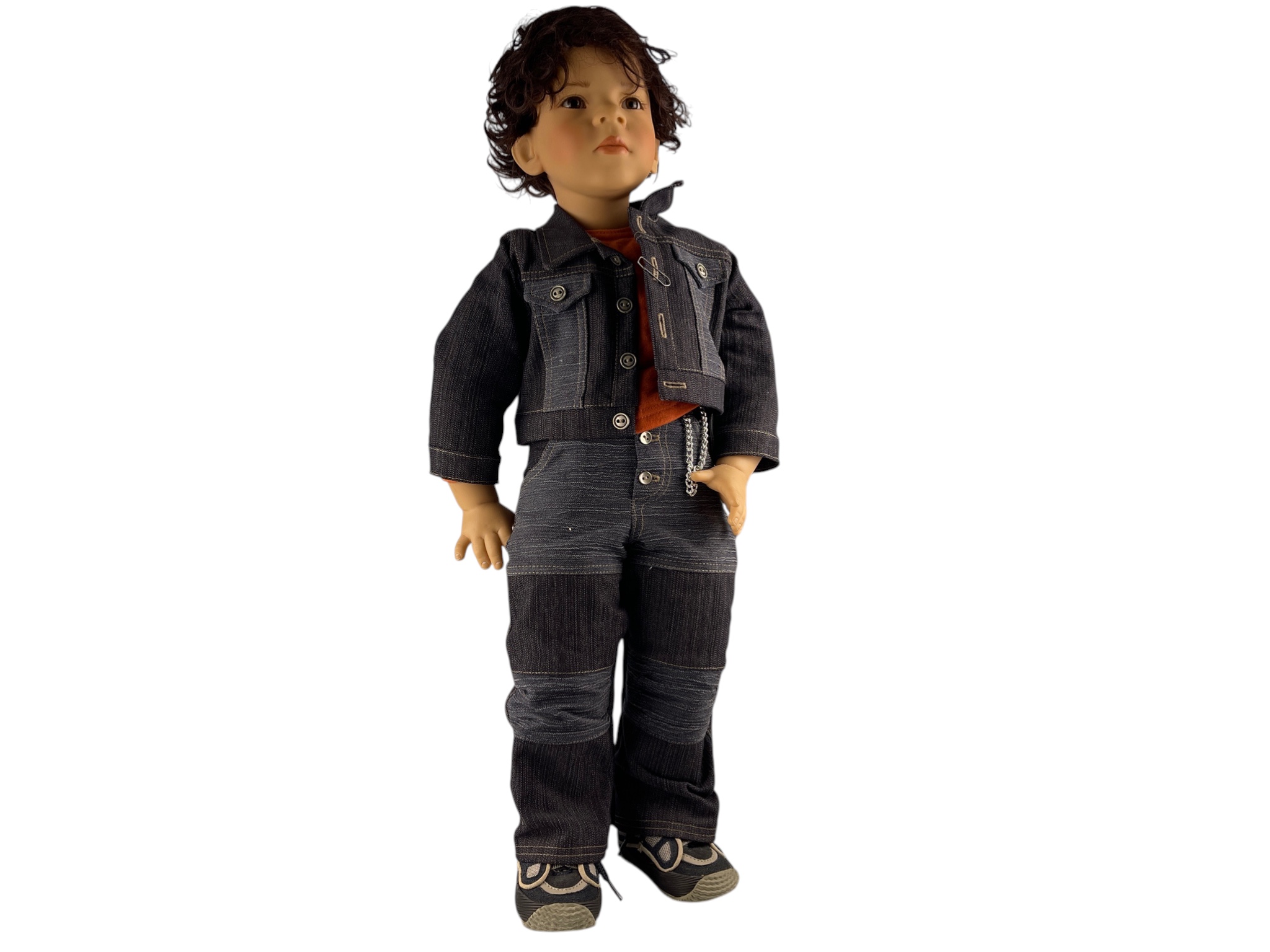 Elisabeth Lindner Vinyl Puppe 62 cm. Top Zustand