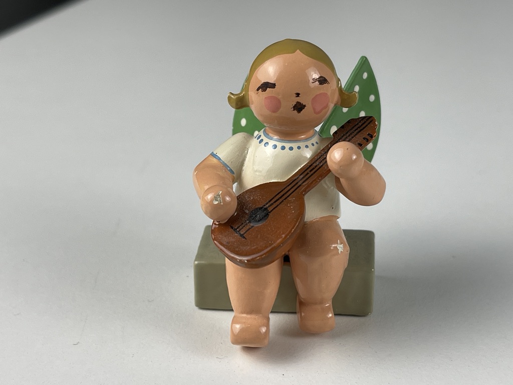 Wendt und Kühn Erzgebirge Figur Engel 5 cm. Zustand  siehe Fotos     