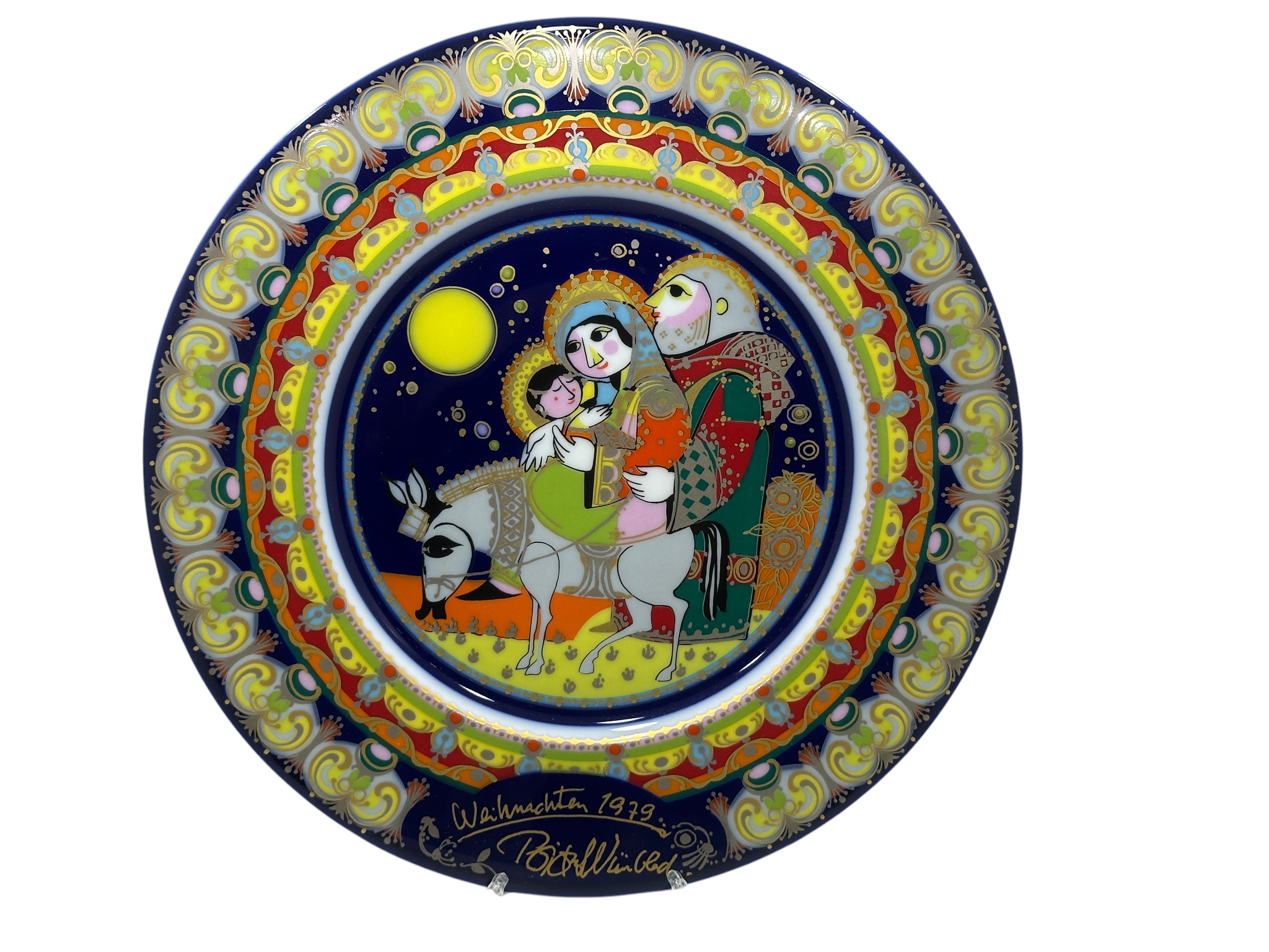 Rosenthal Porzellan Weihnachtsteller 1979 Ø: 28,7 cm. Top Zustand