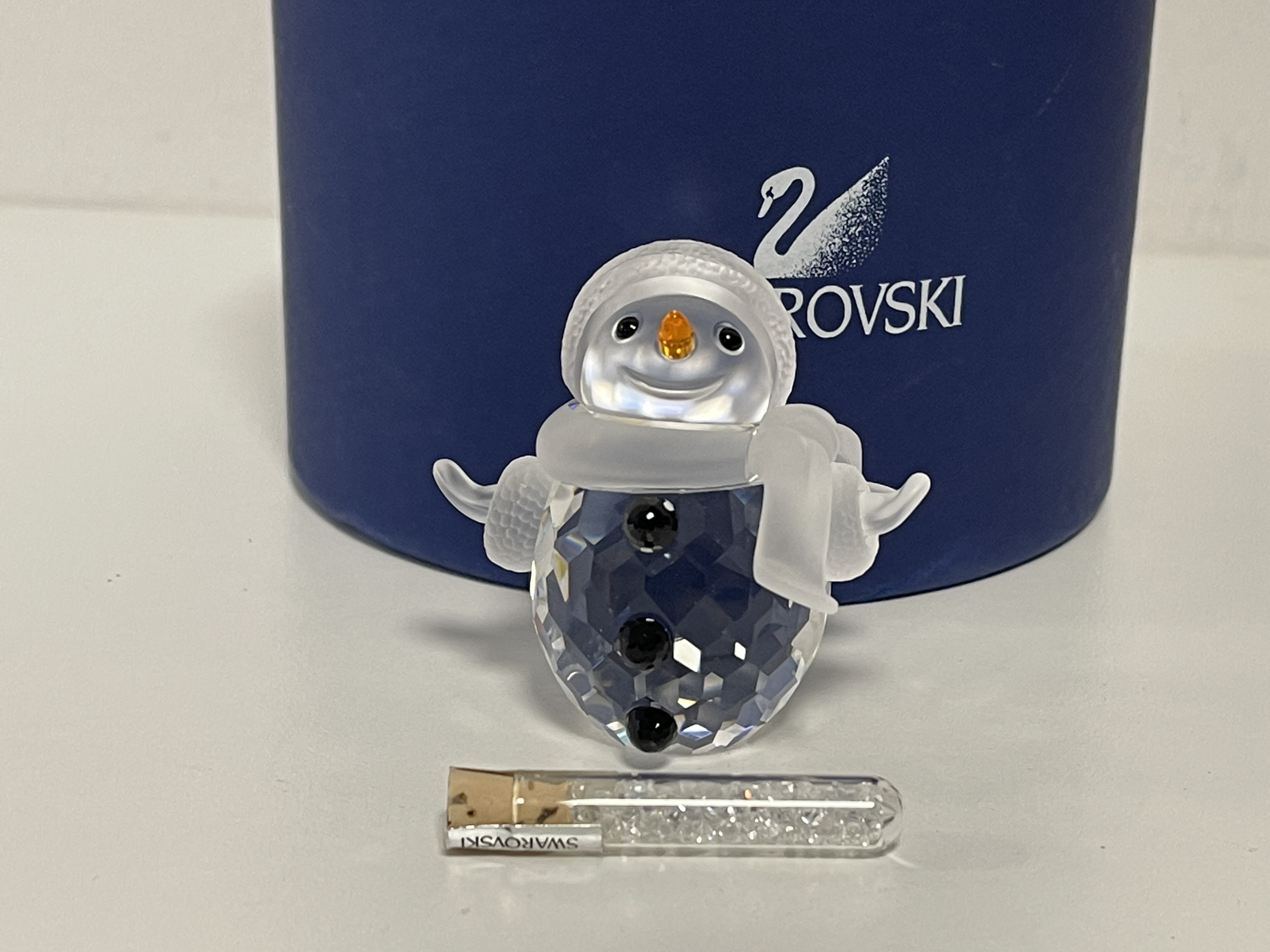 Swarovski Figur Kristall 250229 Vater Schneemann 5,7 cm mit Ovp & Zertifikat. Top Zustand 