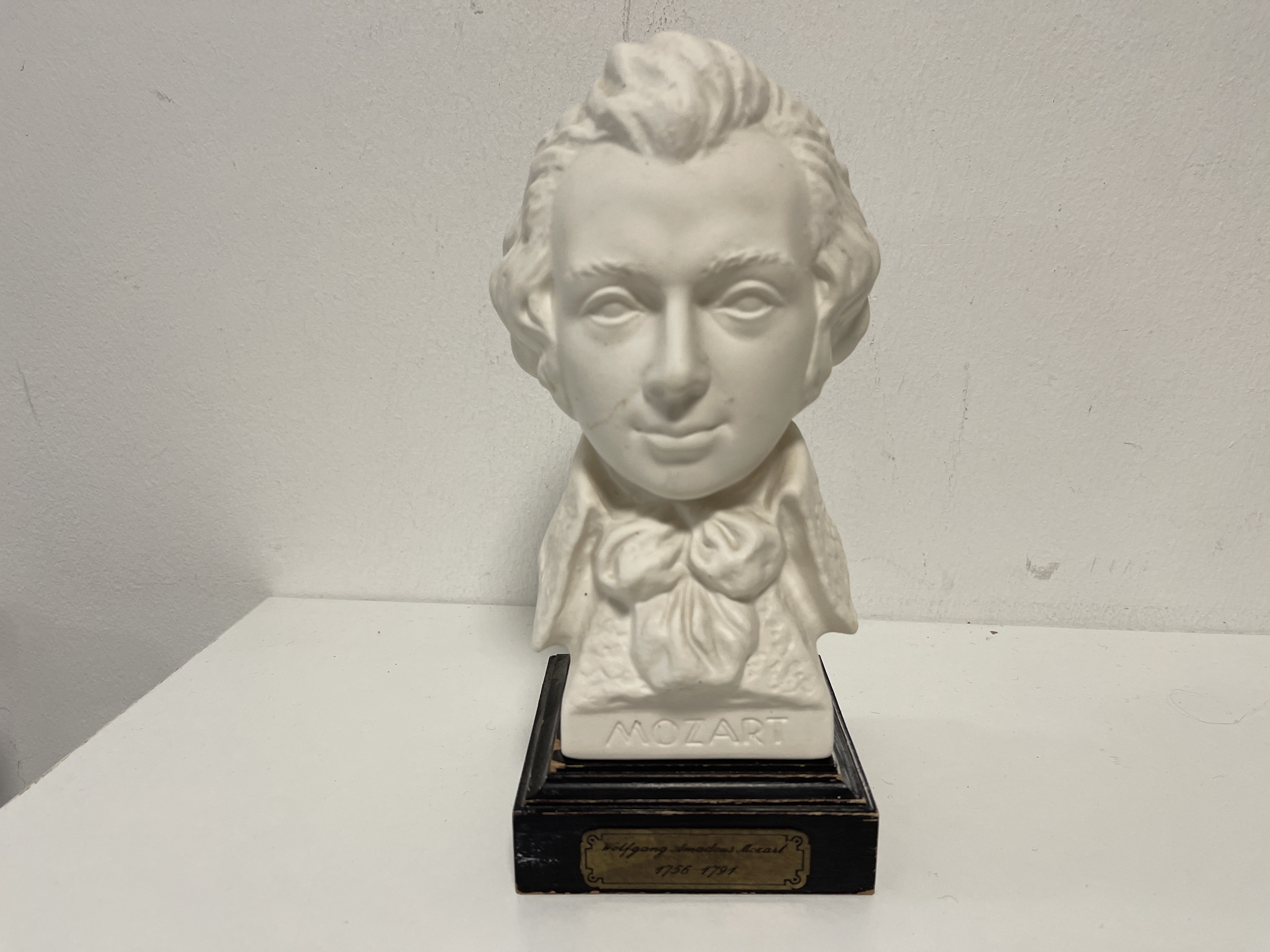Goebel Figur Büste Wolfgang Amadeus Mozart 22 cm - Zustand siehe Fotos 