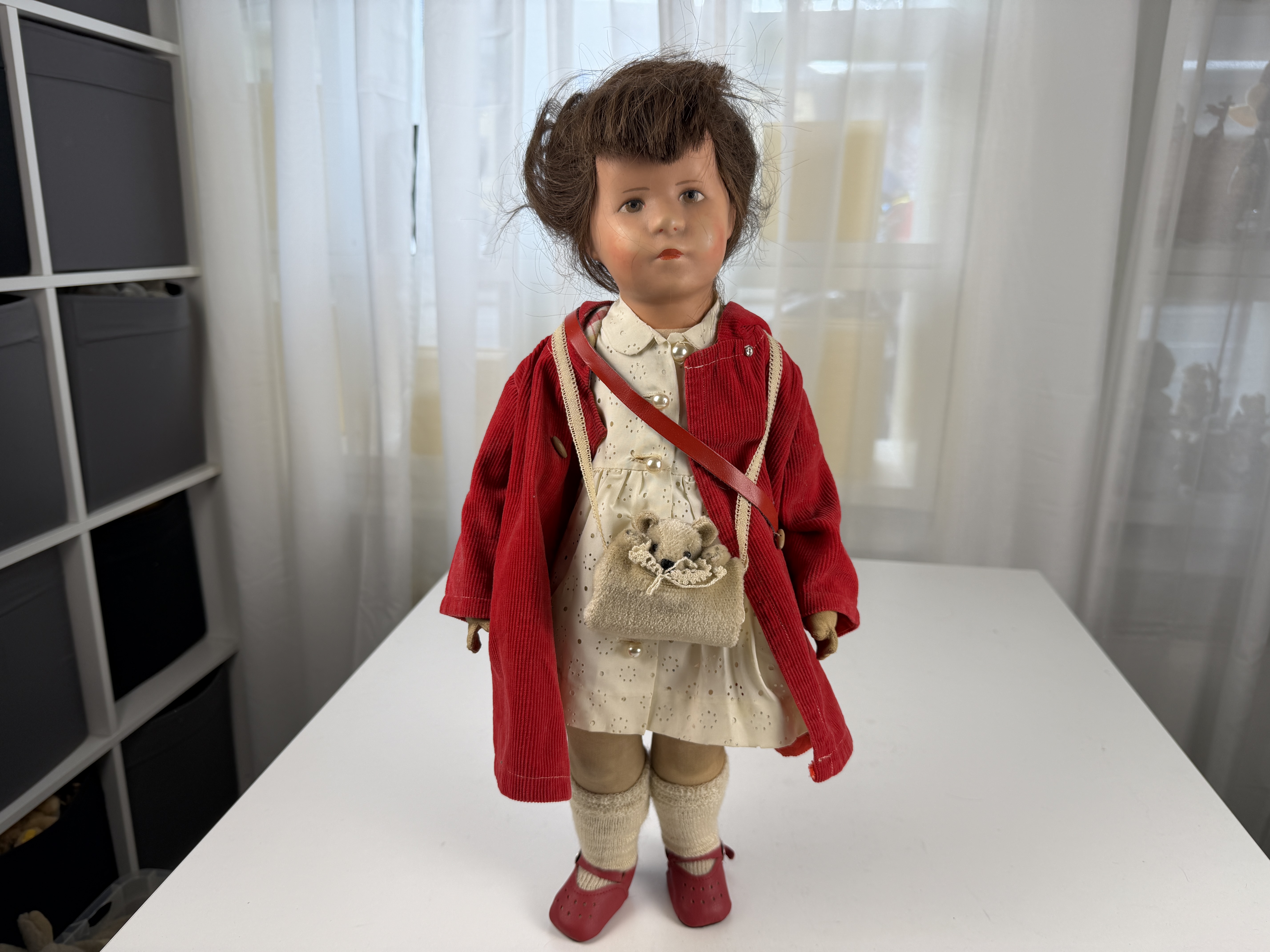 Alte Käthe Kruse Puppe Sammlerpuppe 48 cm - Zustand Gut siehe Fotos 
