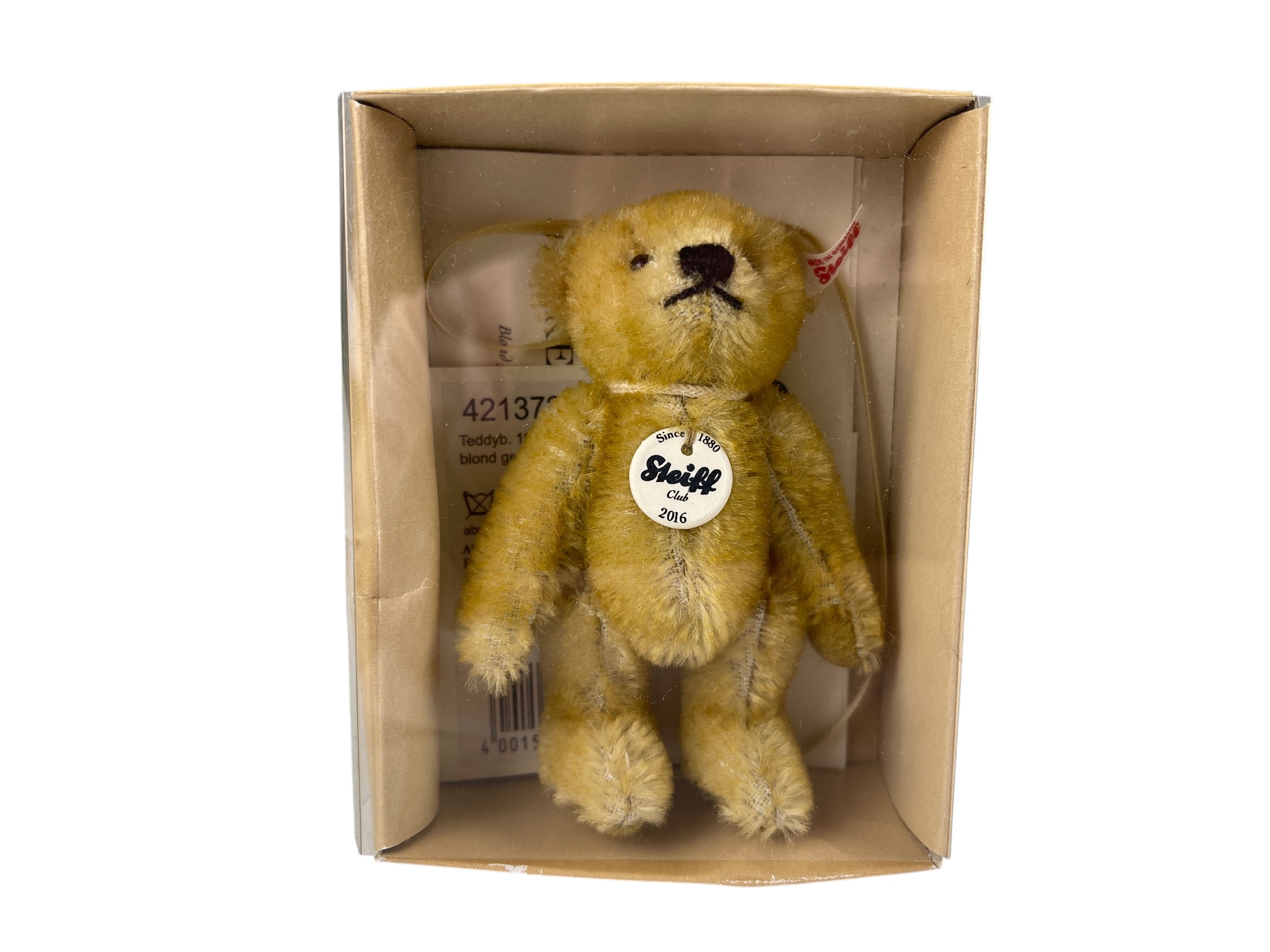 Steiff Tier Teddy Bär Club 2016 Bär mit Ovp - Top Zustand  