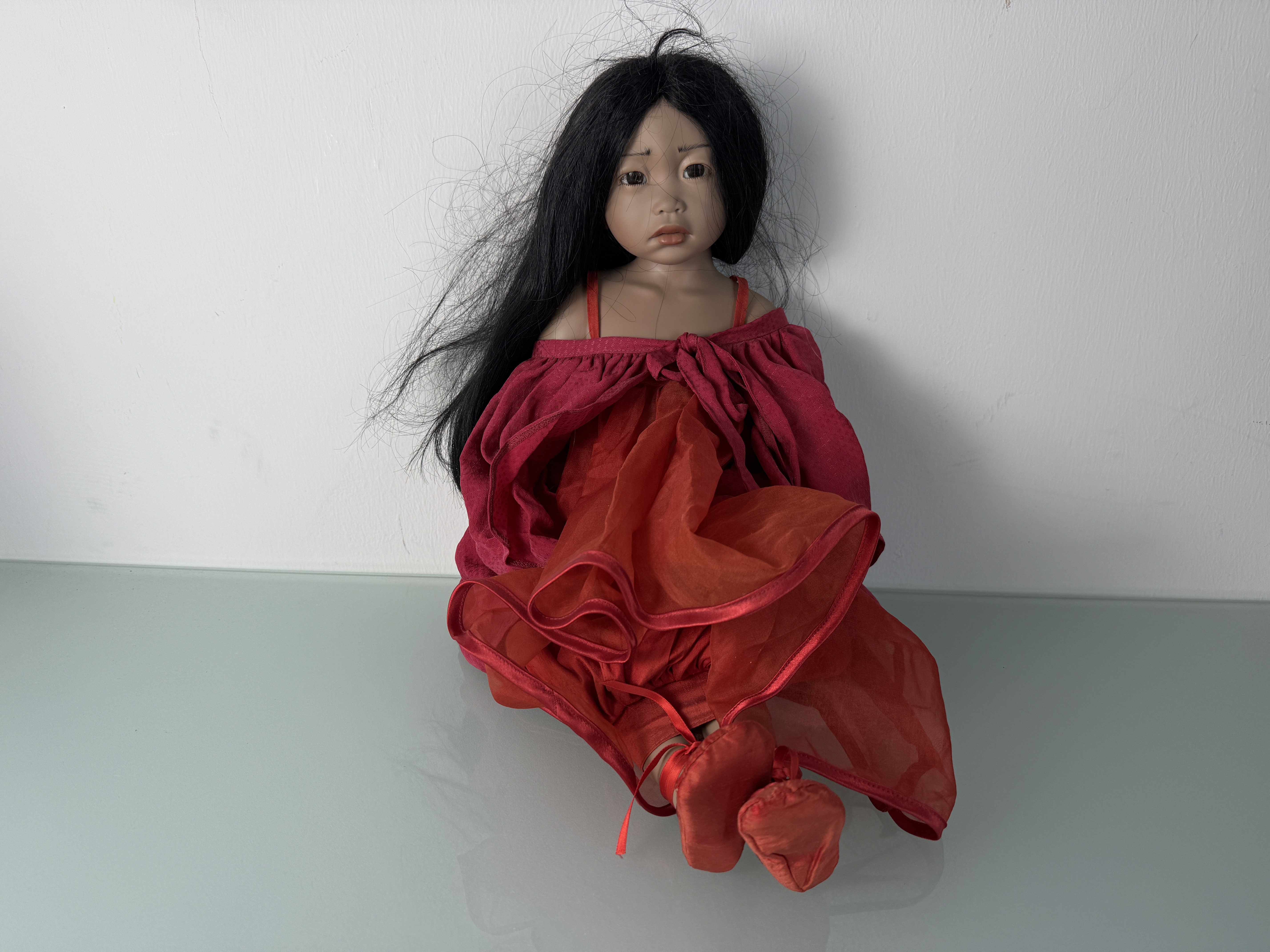 Künstlerpuppe Philip Heath Künstlerpuppe Vinyl Puppe 63 cm. Top Zustand  