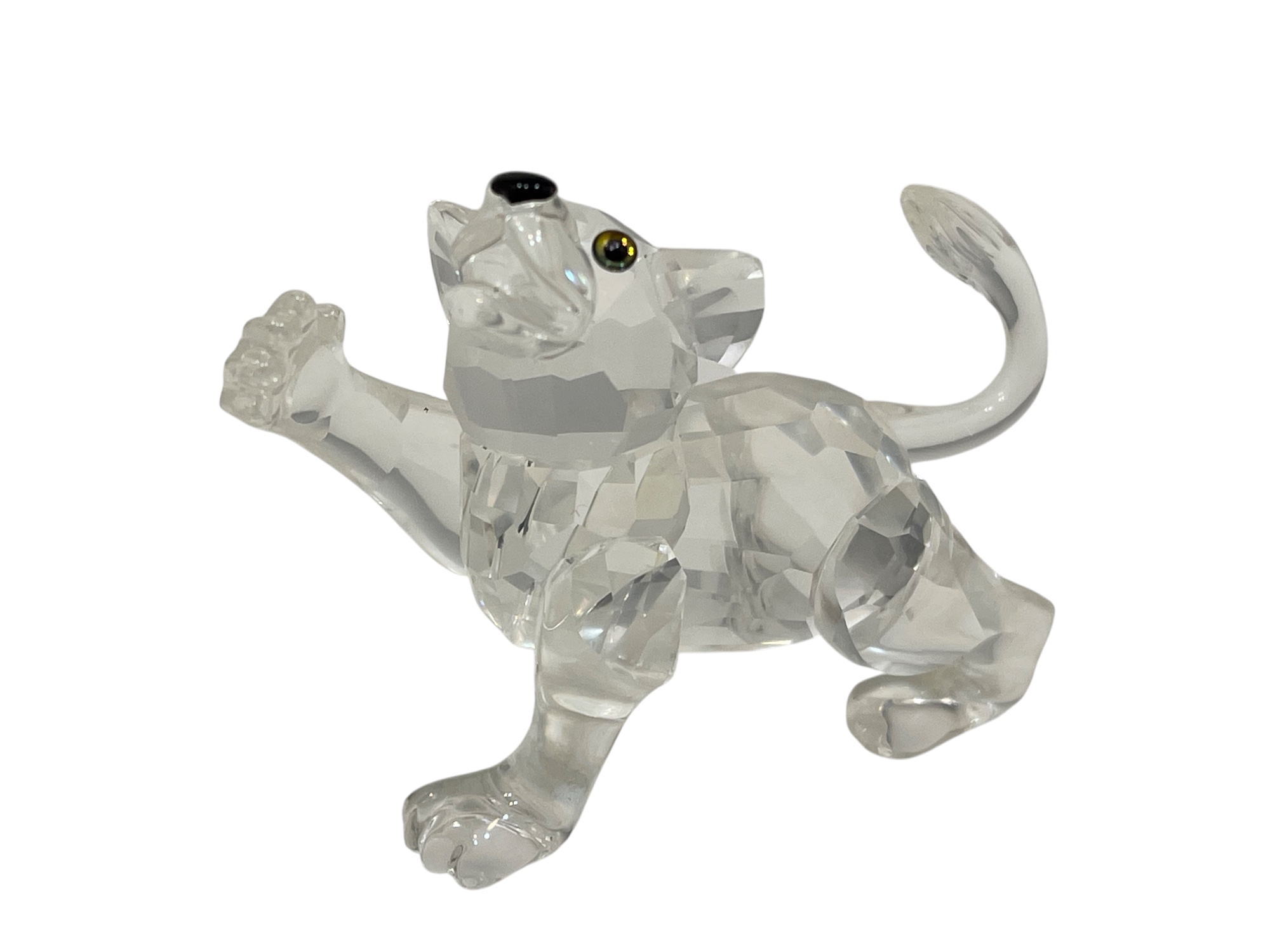 Swarovski Figur 210460 Baby Löwe, Jungtier 6,5 cm. Top Zustand