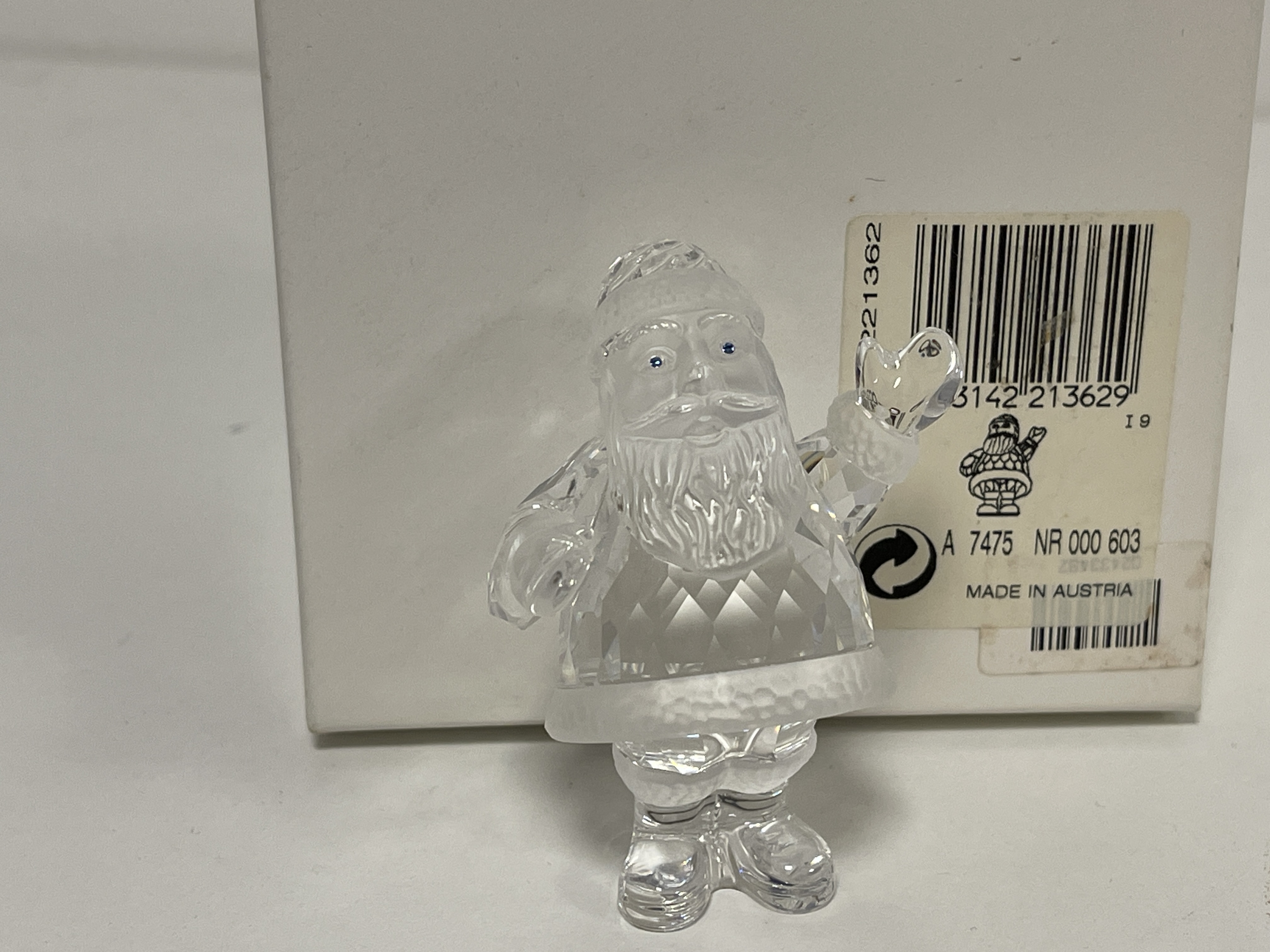 Swarovski Figur 221362 Weihnachtsmann 6,5 cm Ovp & Zertifikat Top Zustand